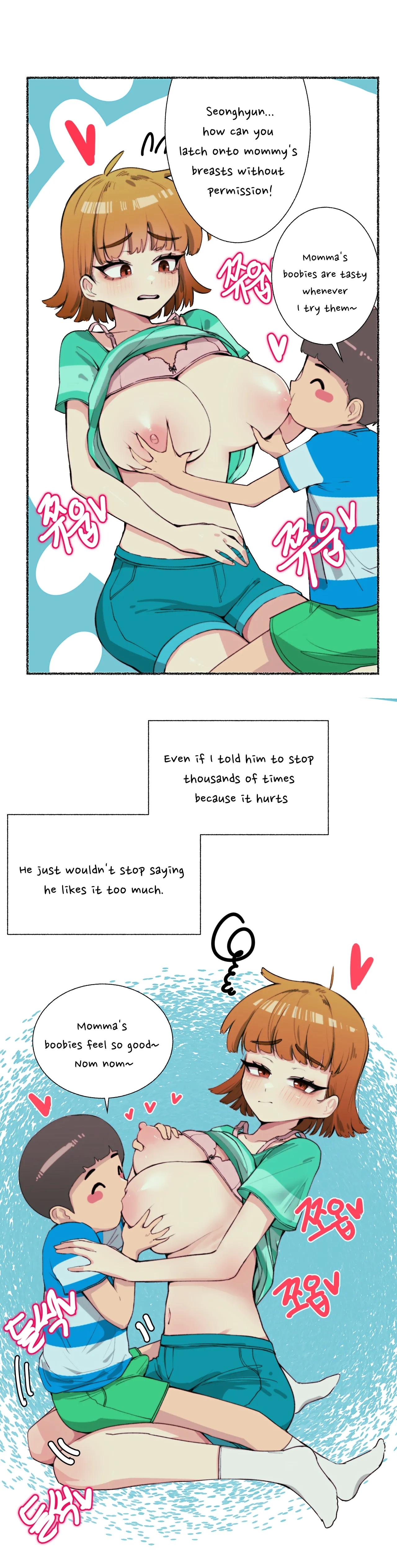 a mother's breast-loving child 3