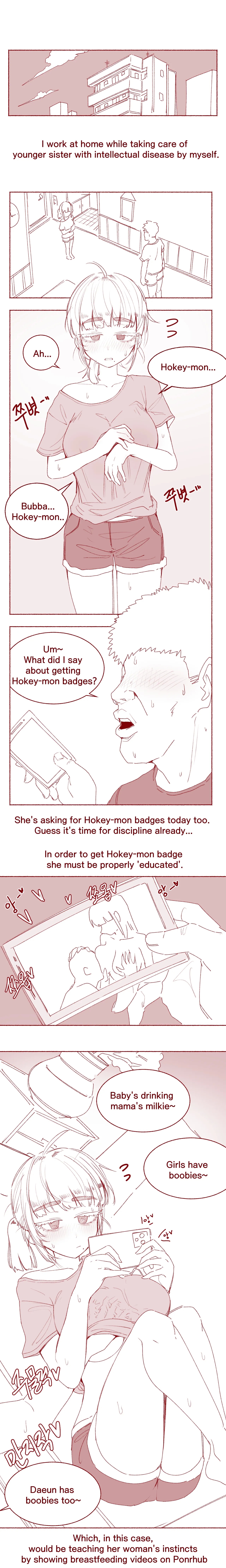 disabled younger sister's breasts - Page 5