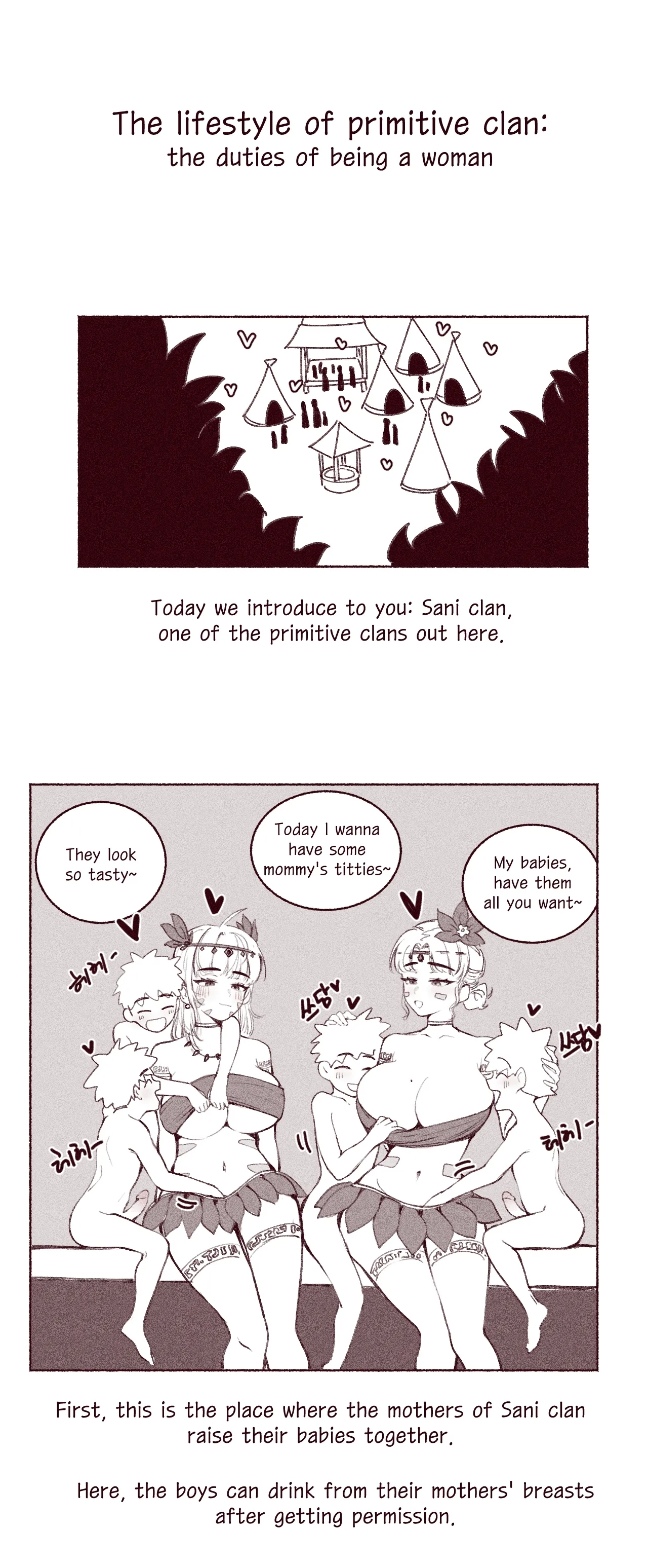 The lifestyle of primitive clan the duties of being a woman 1