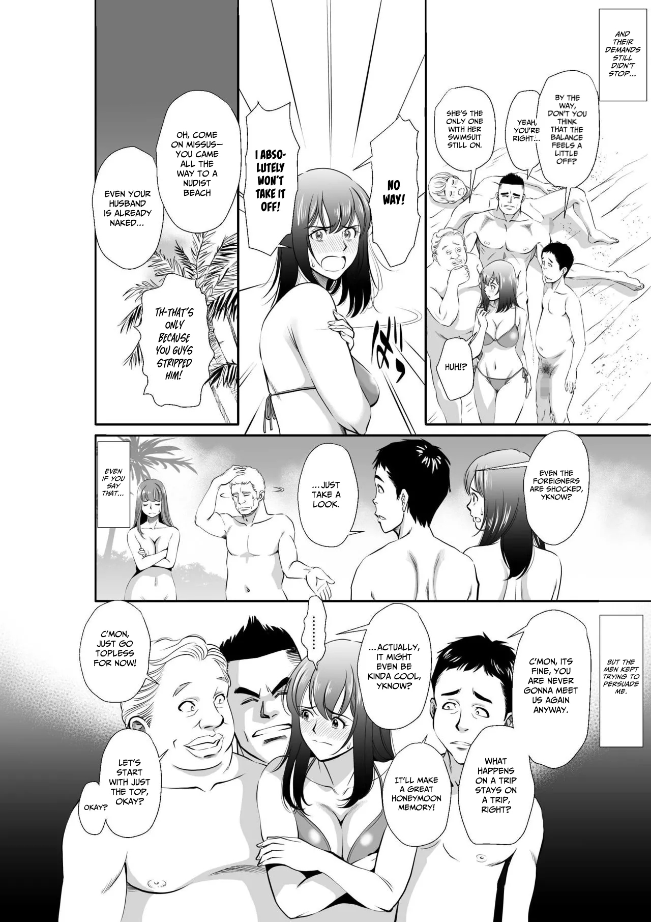 Wife Taken To Nudist Beach For Honeymoon - Page 11