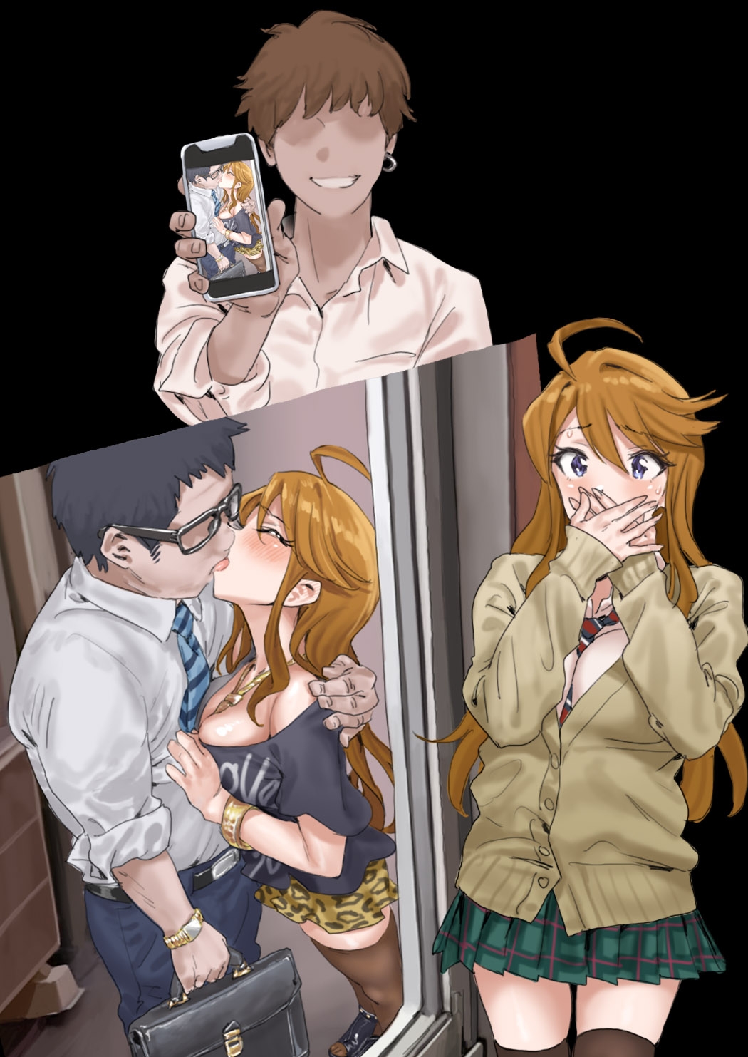 Idol-tachi no Kuroi Ero Ehon - Page 63