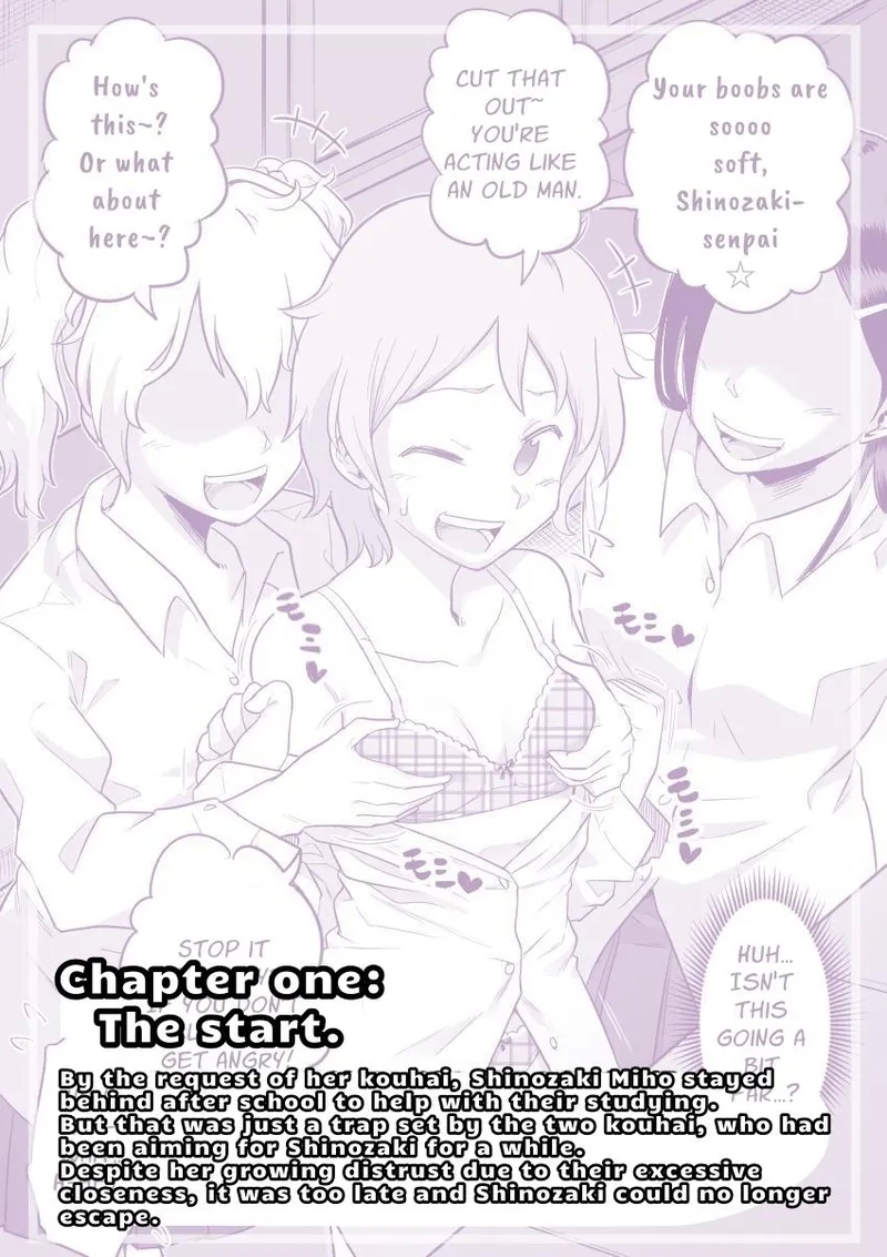 Les Kouhai to Shinozaki | Shinozaki and the Predatory Lesbians - Page 2