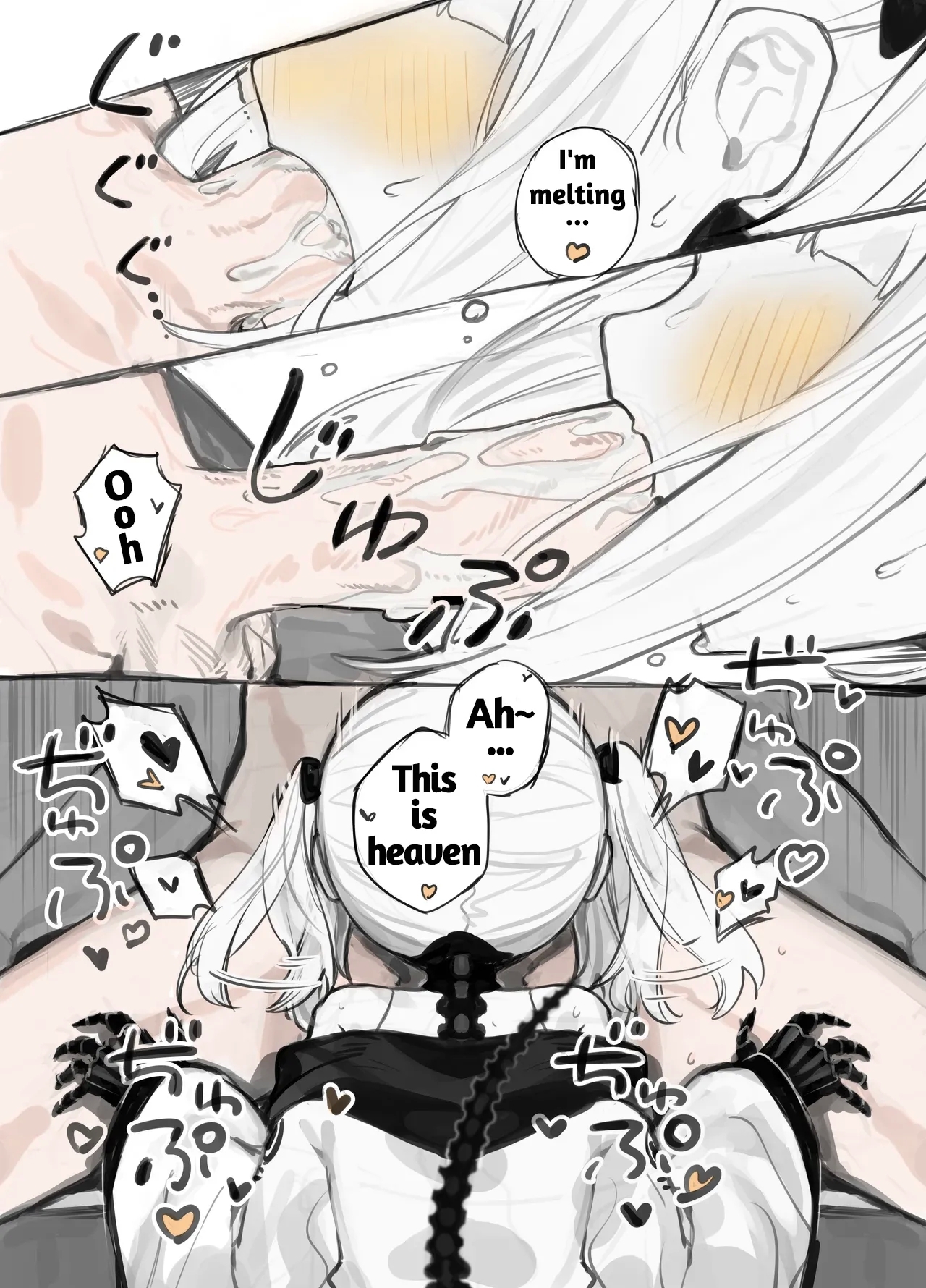 Sharp Teeth and Long Tongue Ein-chan's Mouth - Page 7