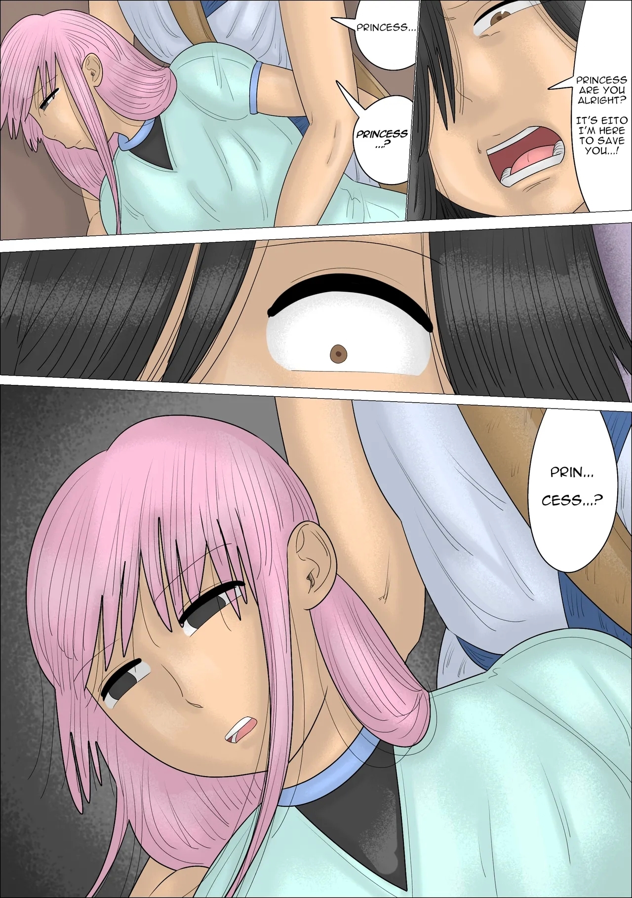 Reverse NTR! The Hero is Gender-Bent by Magic in Front of his Princess... - Page 5