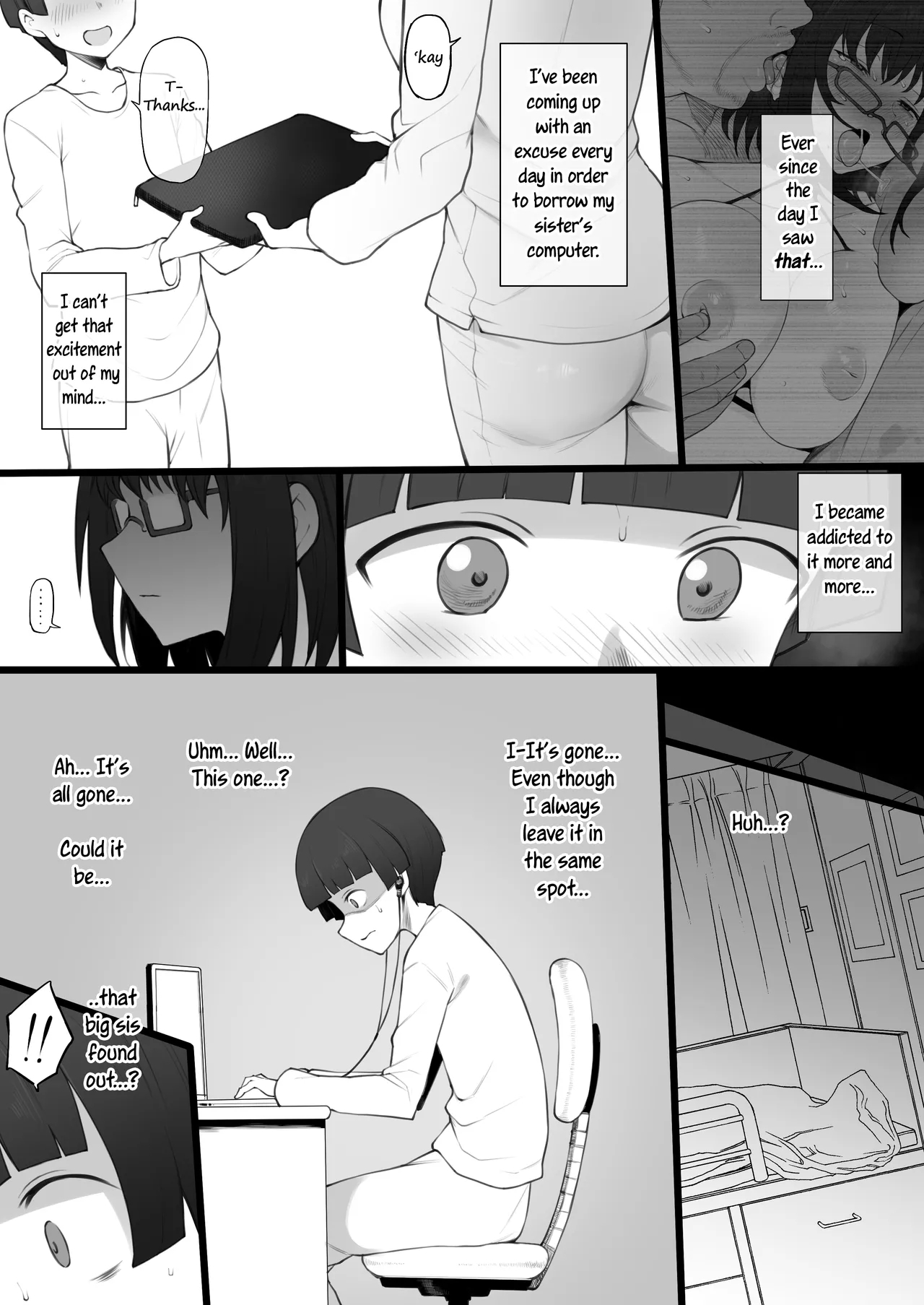 Daisuki na Onee-chan ni Karita Pasocon no Naka ni... | On the Laptop My Beloved Big Sister Lent Me… - Page 13