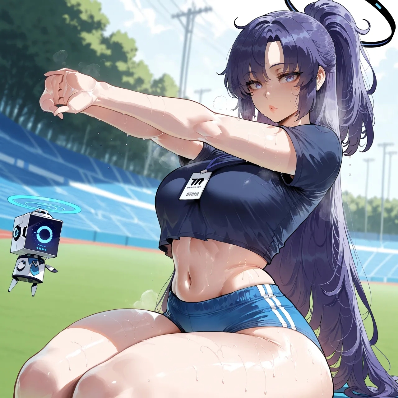 Hayase Yuuka: After Practice - Page 1