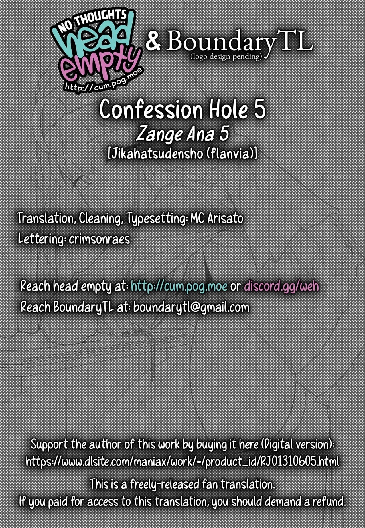 Zange Ana 5 | Confession Hole 5 - Page 57