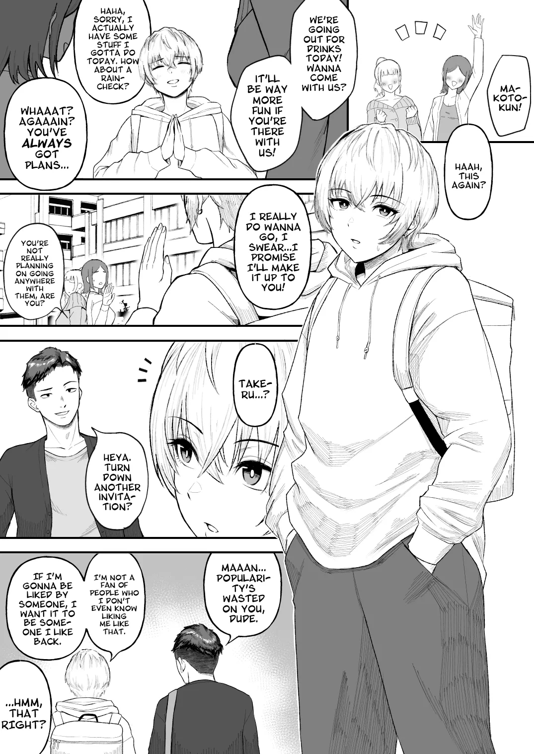 Shinyuu no Ikemen Danshi ga Jitsu wa Bakunyuu Joshi da to Hanmei shita Baai | I Found Out My Pretty Boy Friend Was Actually A Chick With Huge Tits! - Page 2