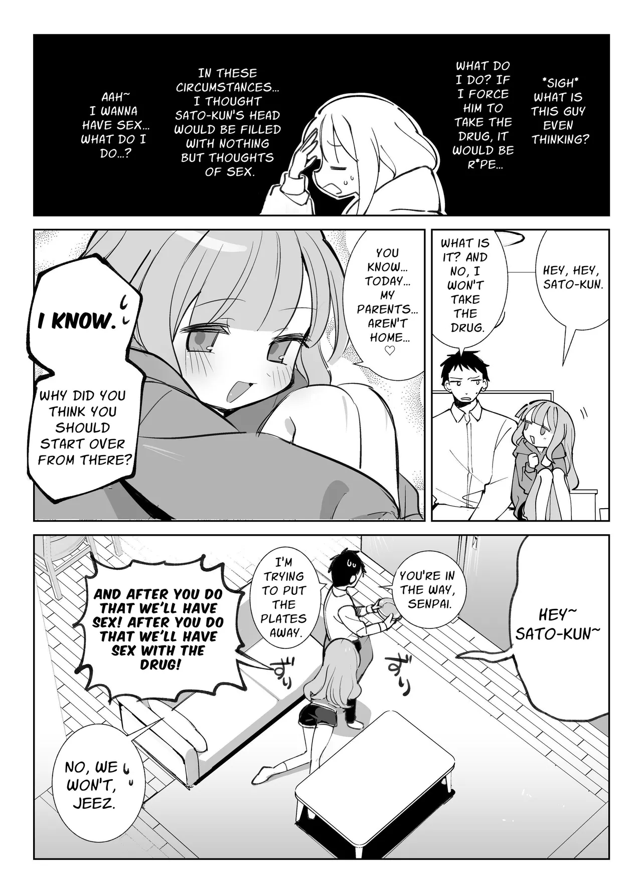 Nama Onaho Senpai| Raw Onahole - Page 9