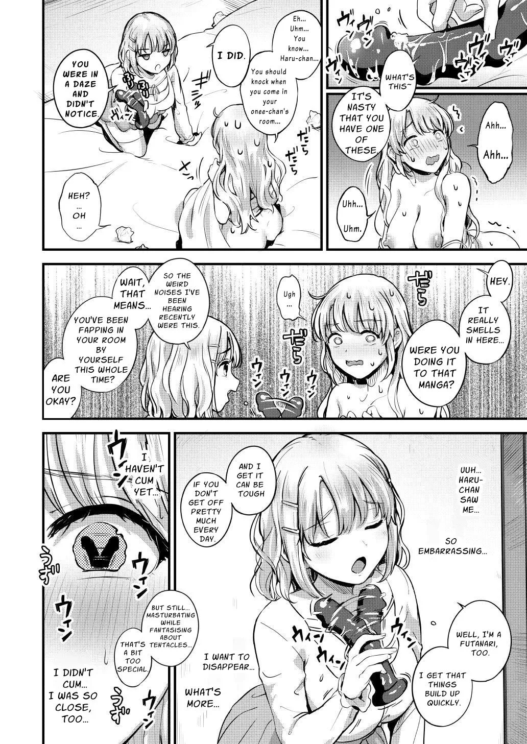 Sashitsu Sasaretsu Futanari Shimai | Dickchick Sisters - Page 8