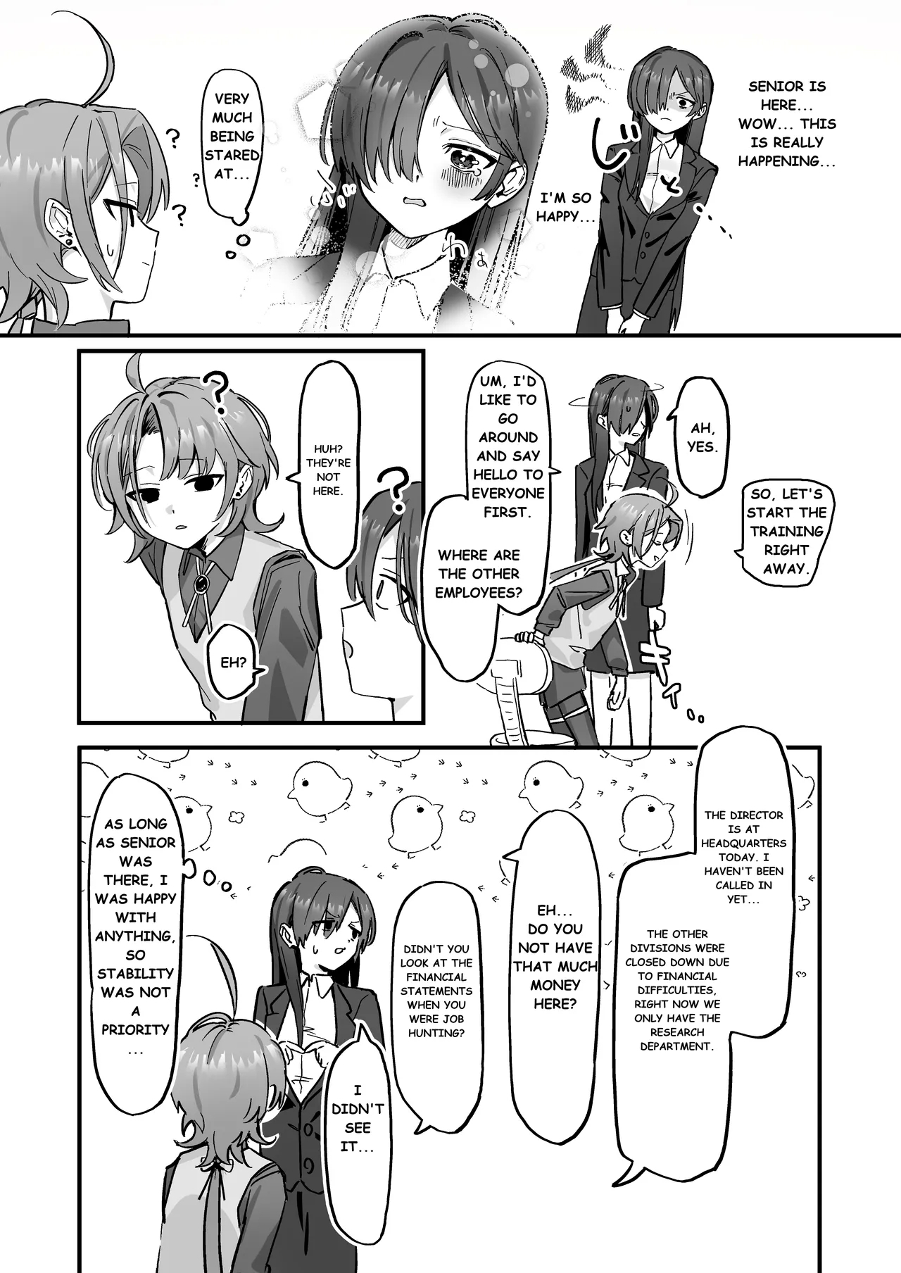 Shinjin Kenshuu de Kairaku Sekika Zeme... desu ka!? | Pleasure Petrification Torture During New Employee Training...!? - Page 5