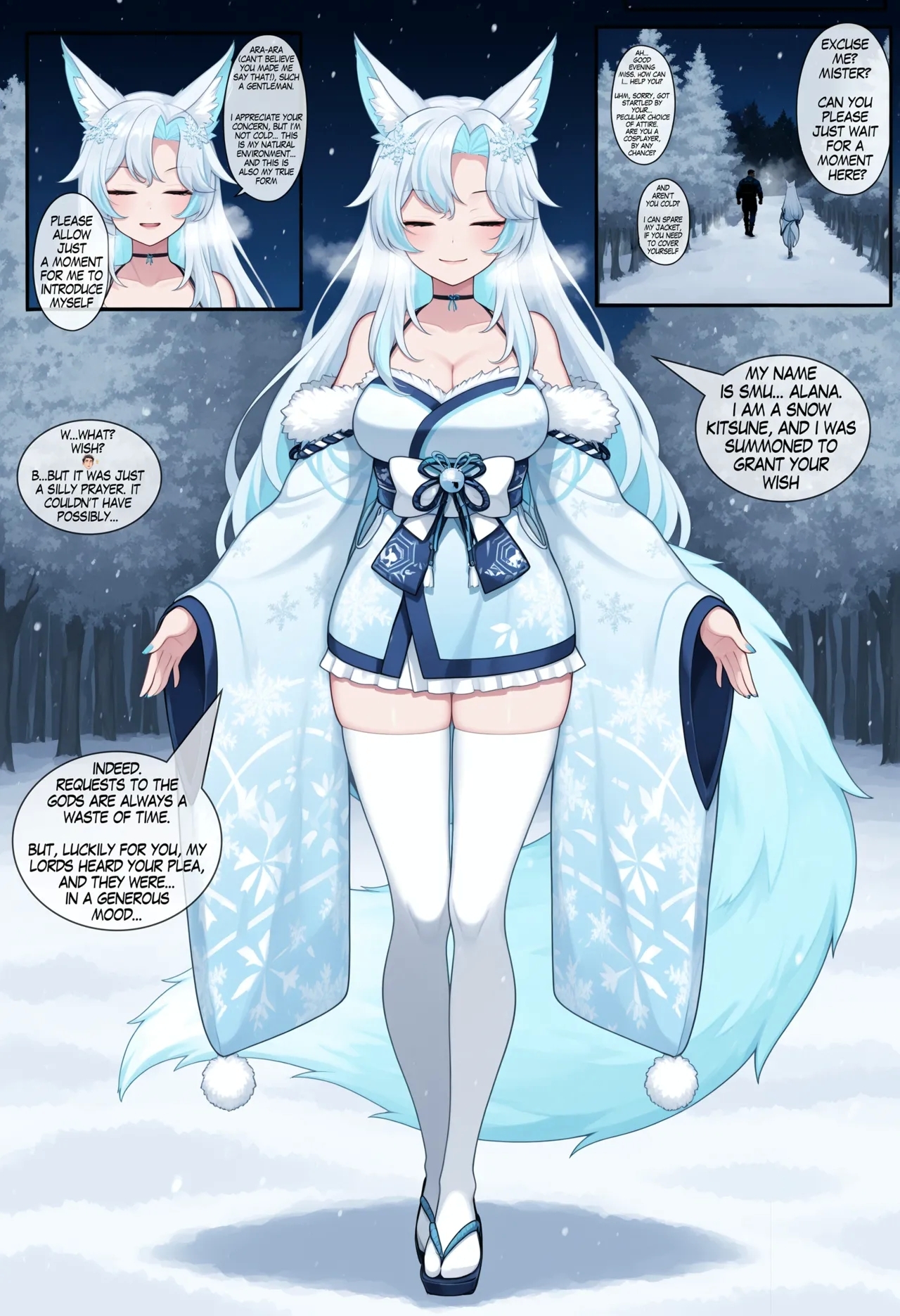 A PRAI GONE WRIGHT - AI generated comic featuring SMUGALANA - Page 6
