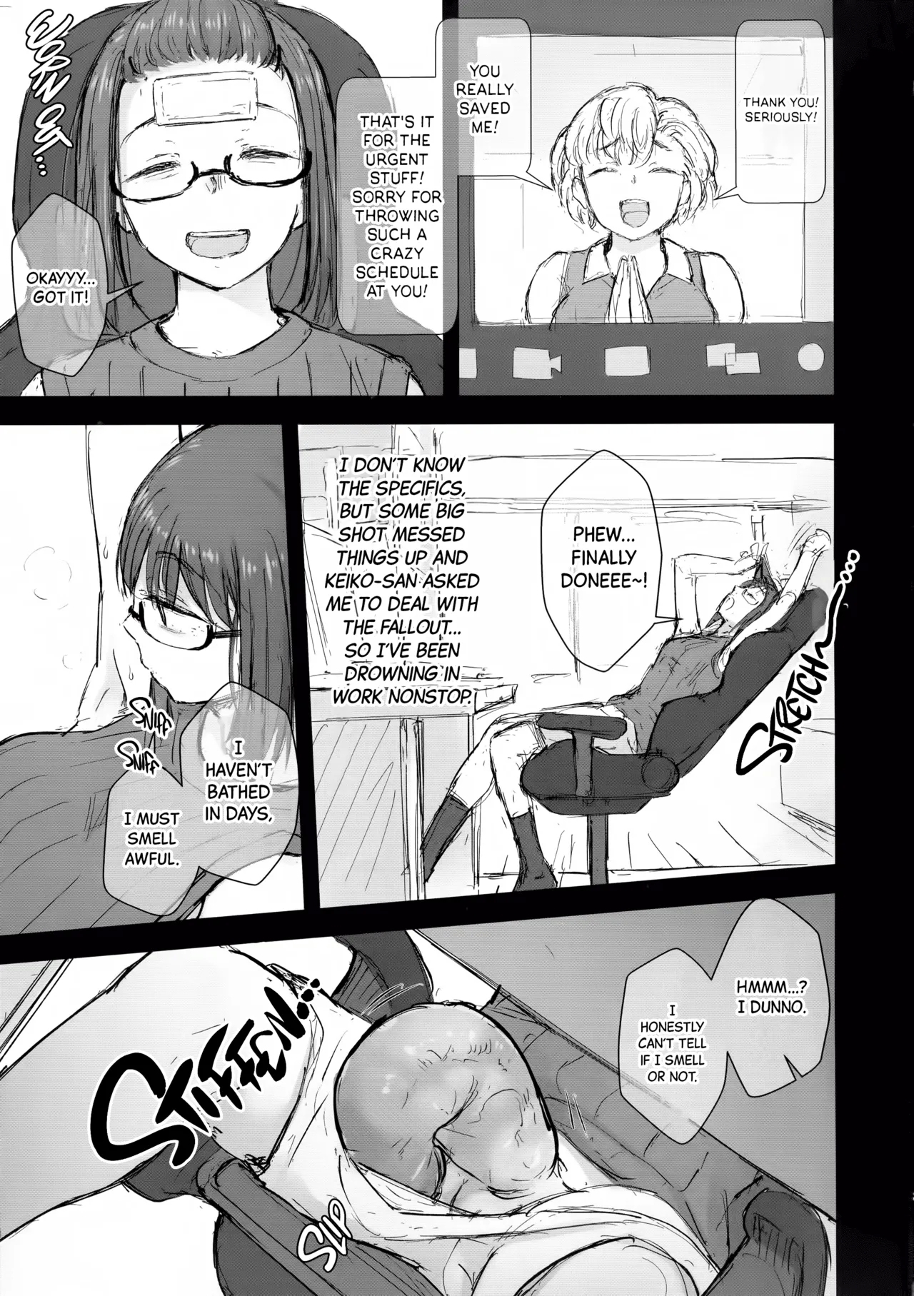 (ふたけっと33) [シリコン自重 (Condessa)] シャワーを浴びて、食事をしたら・・・自慰。 [英訳] [無修正] - Hentaiaz.com - 2