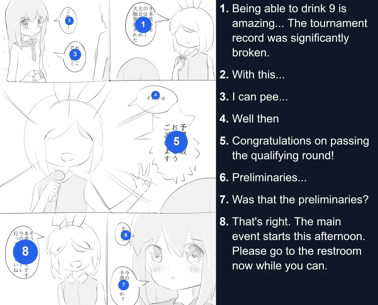 Pee holding contest. - Page 11