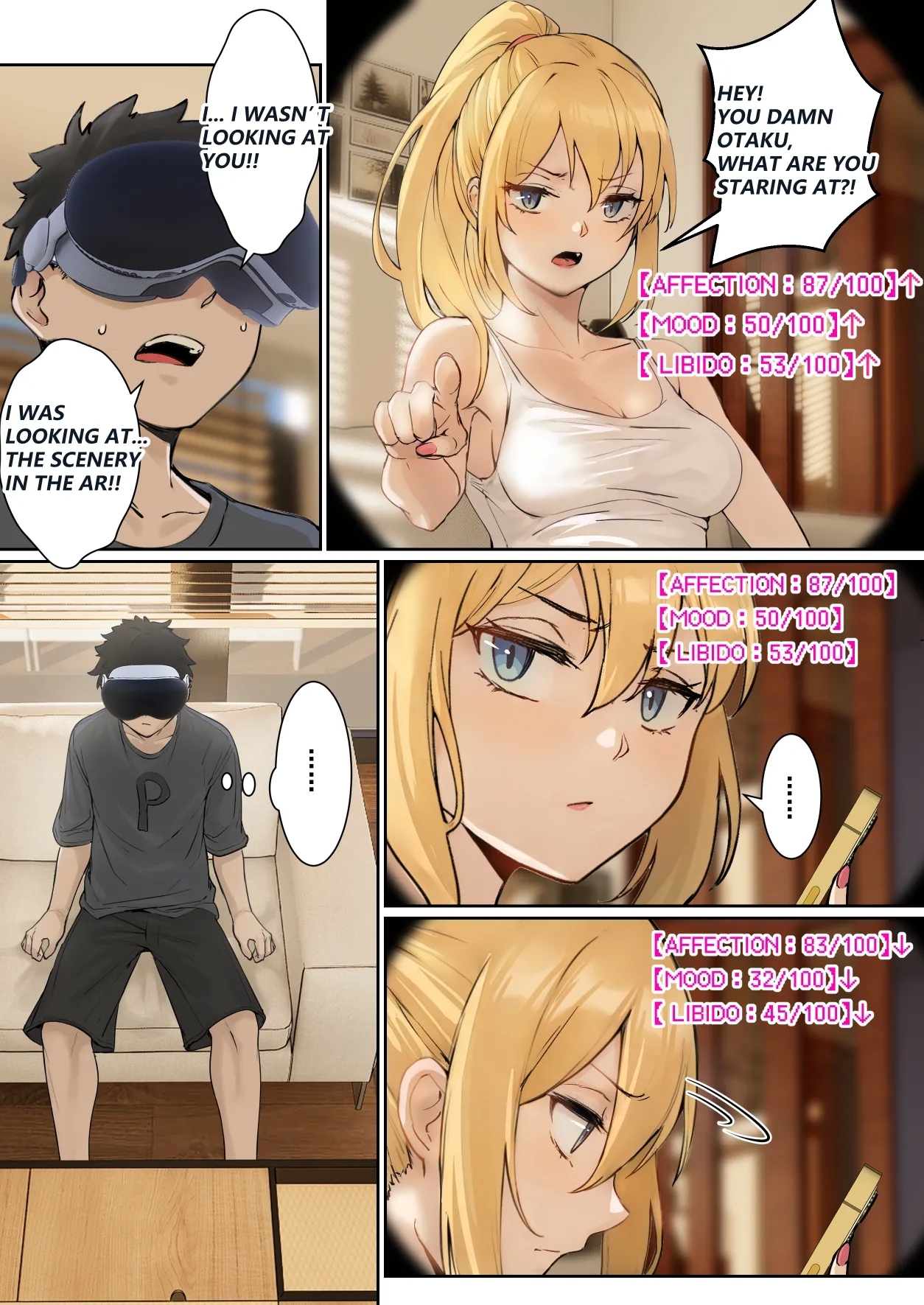 My AR glasses can see various stats about my foster sister?! - Page 8