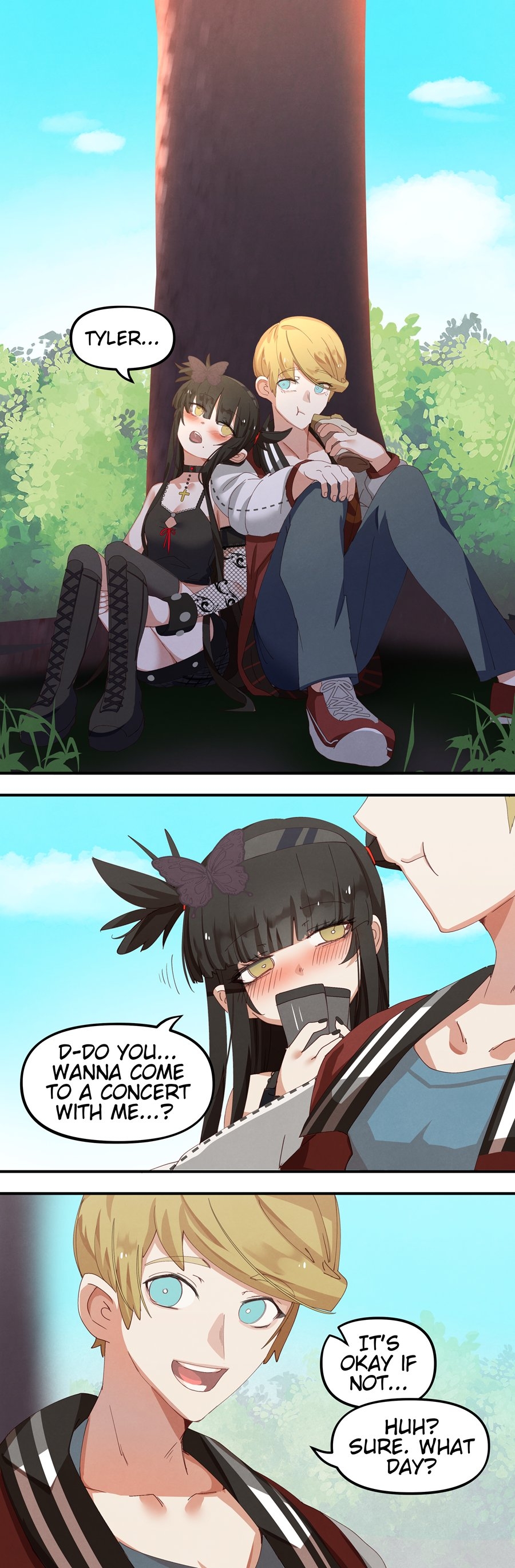 The Goth Girl and the Jock - Concert & Christmas Specials - Page 1