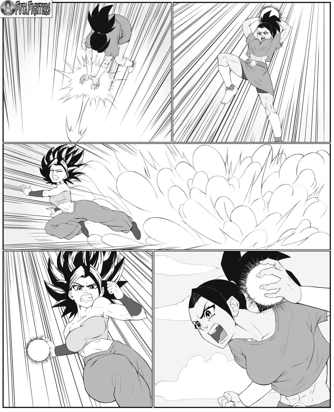 Caulifla vs Kale FutaFighters ongoing - Page 10