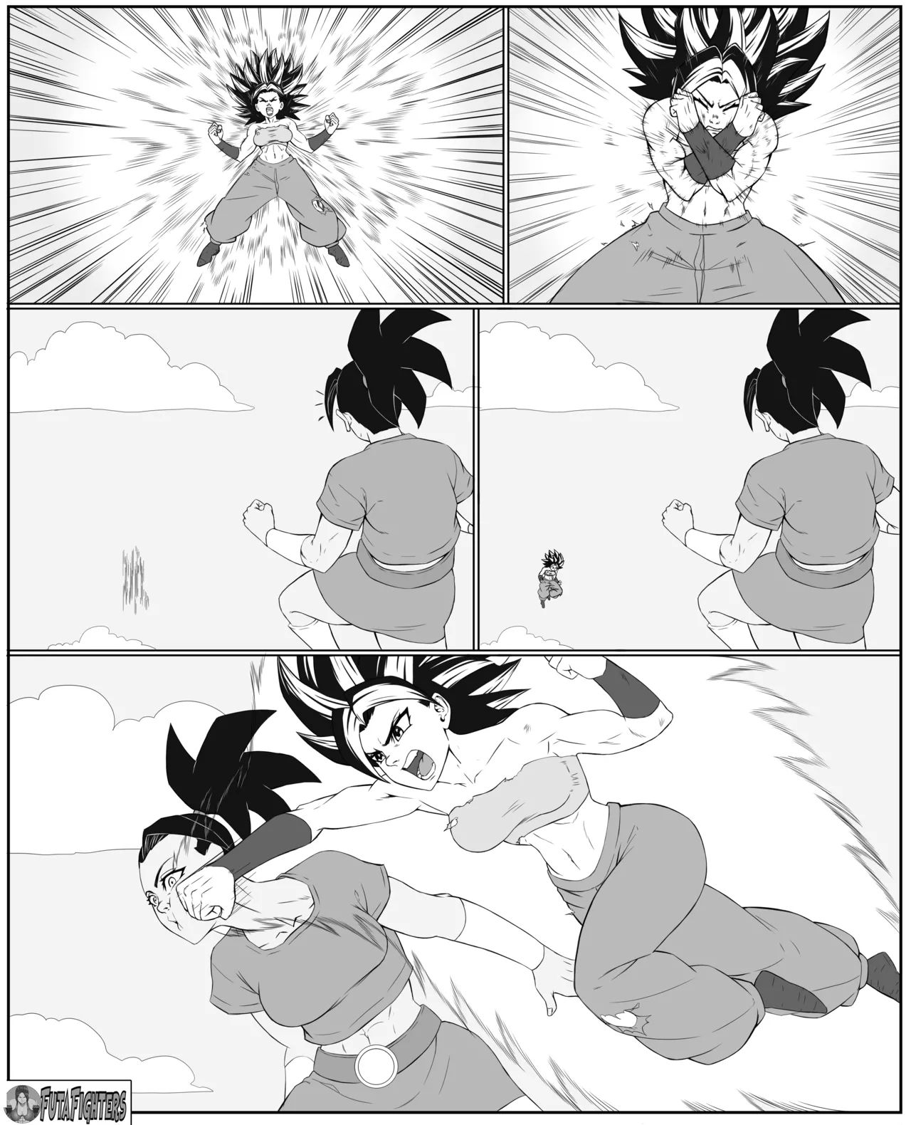 Caulifla vs Kale FutaFighters ongoing - Page 13