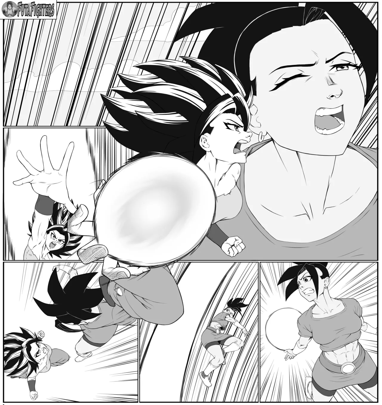Caulifla vs Kale FutaFighters ongoing - Page 15
