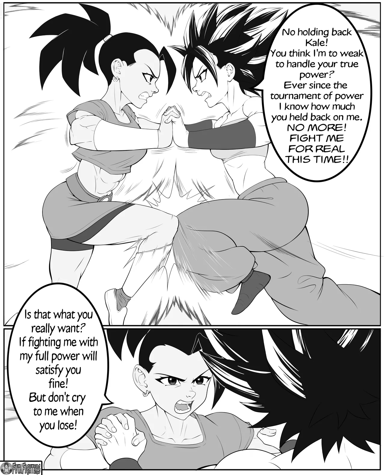 Caulifla vs Kale FutaFighters ongoing - Page 3
