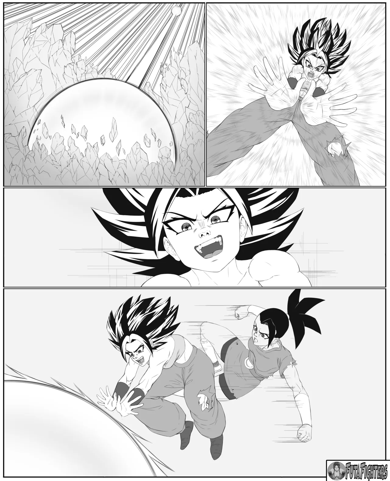 Caulifla vs Kale FutaFighters ongoing - Page 35
