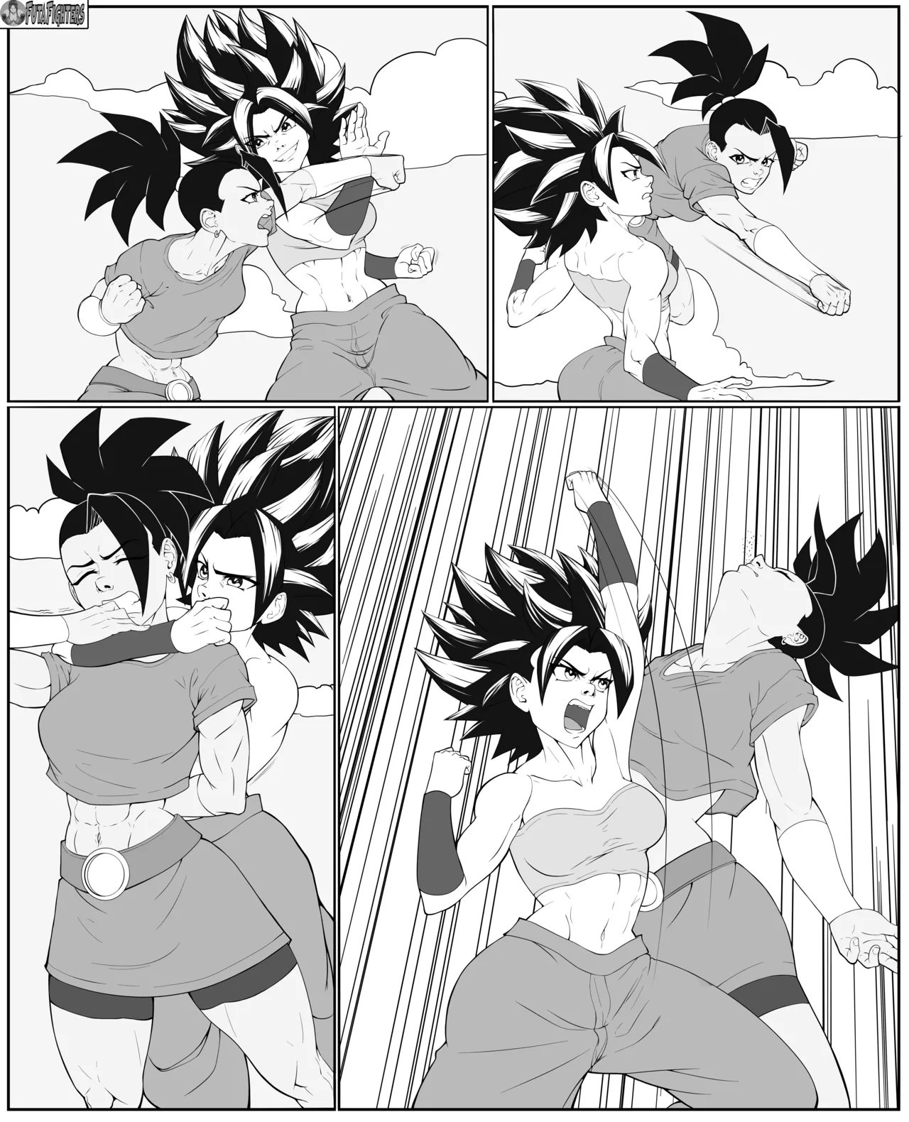 Caulifla vs Kale FutaFighters ongoing - Page 5