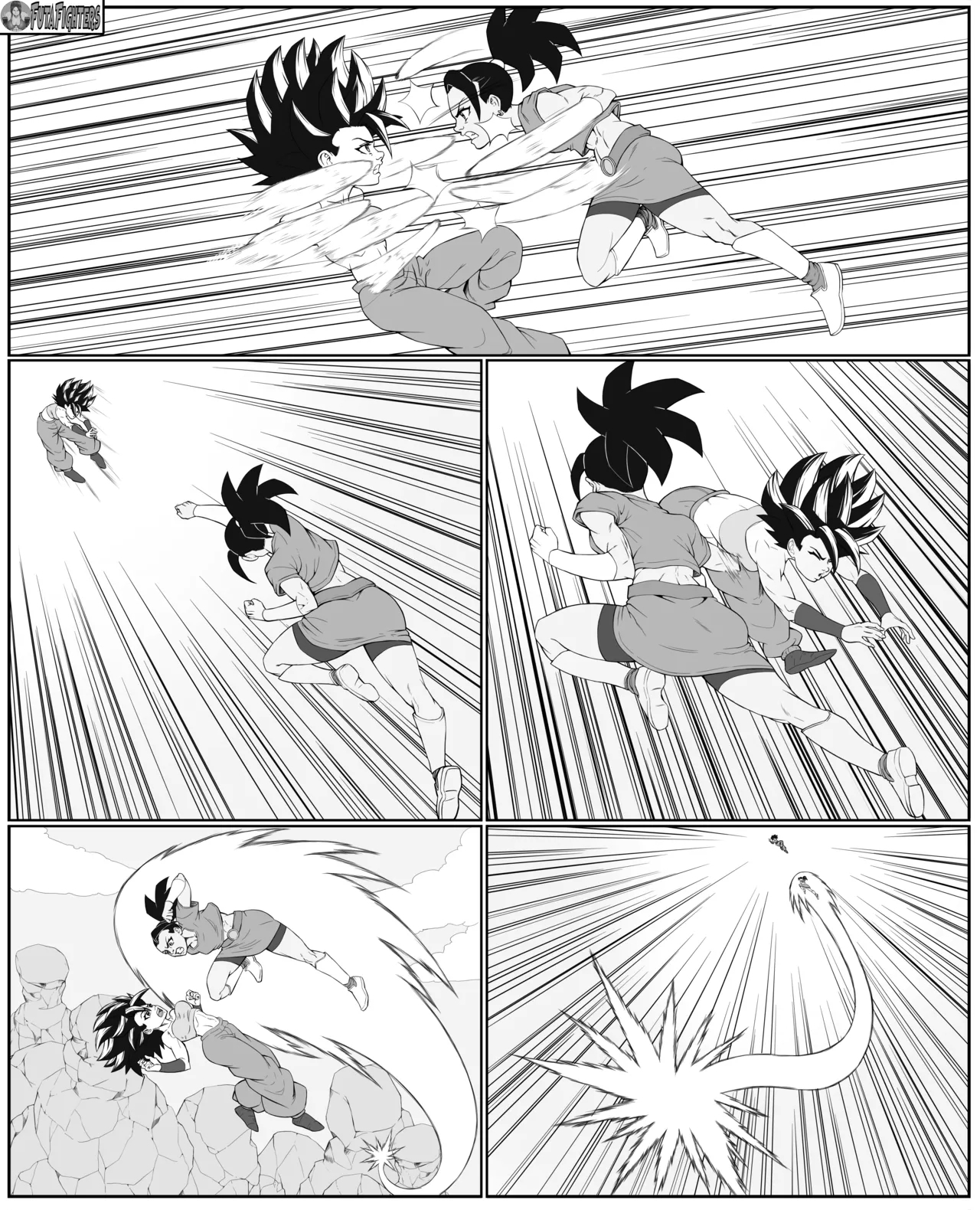 Caulifla vs Kale FutaFighters ongoing - Page 8