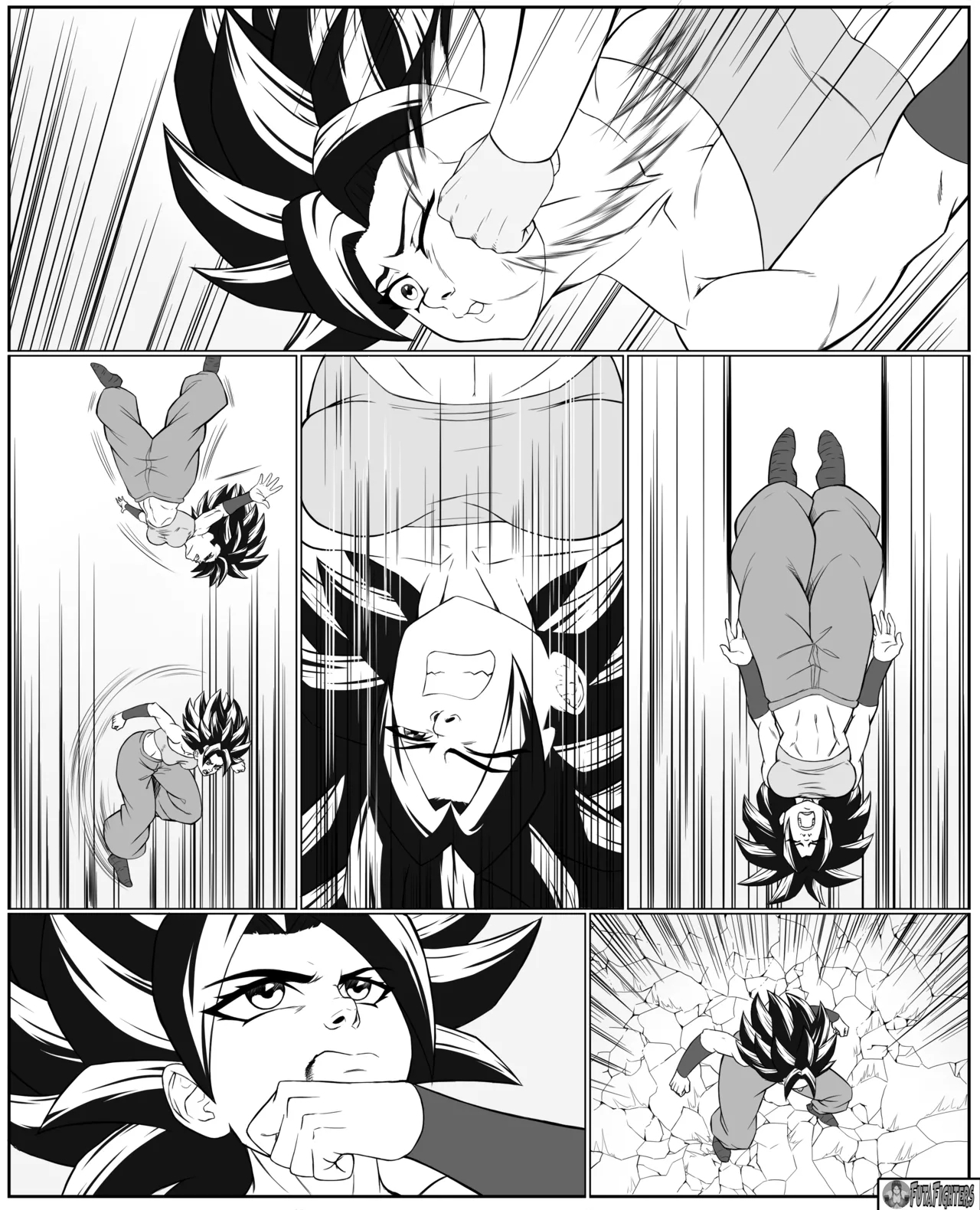 Caulifla vs Kale FutaFighters ongoing - Page 9