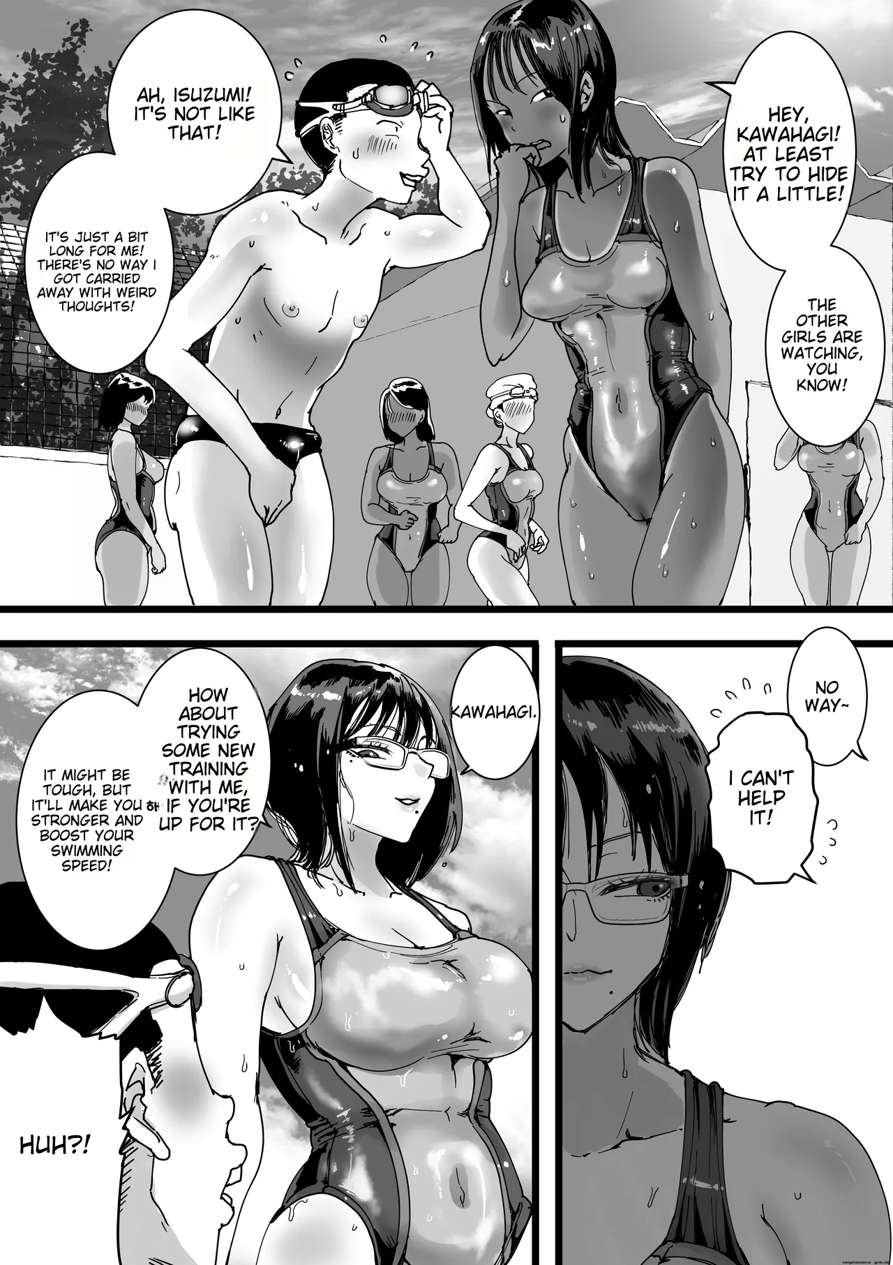 Inran Onna Kyoushi no Su Pool no Shower wa Yaribeya desu | AmaneThe Lascivious Female Teacher's Nest: The Pool Shower is a Sex Room - Page 5