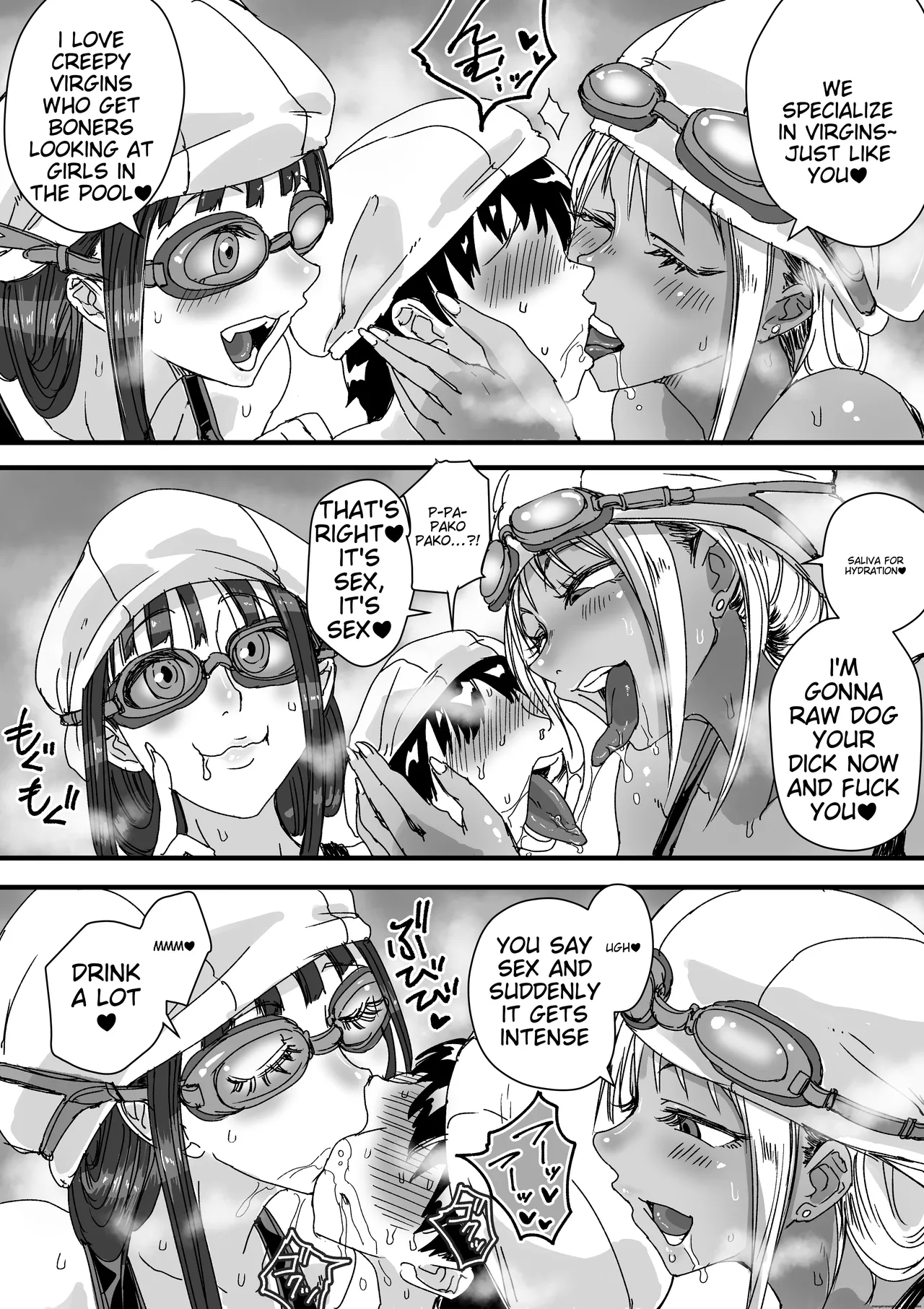 School Swimsuit Bitch! Deflowering a Virgin in the Pool Equipment Room - Page 10