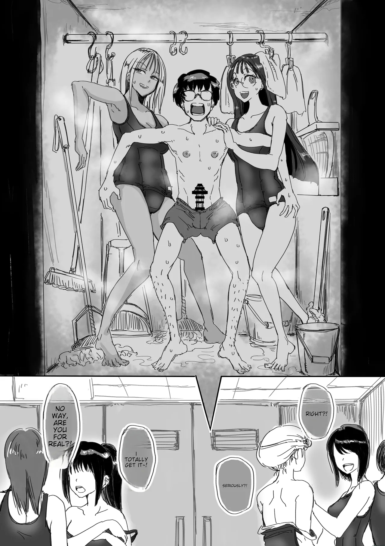 Sukumizu Bitch!! Joshi Kouishitsu de Doutei Gui | School Swimsuit Bitch! Deflowering Virgins in the Girls' Locker Room - Page 14