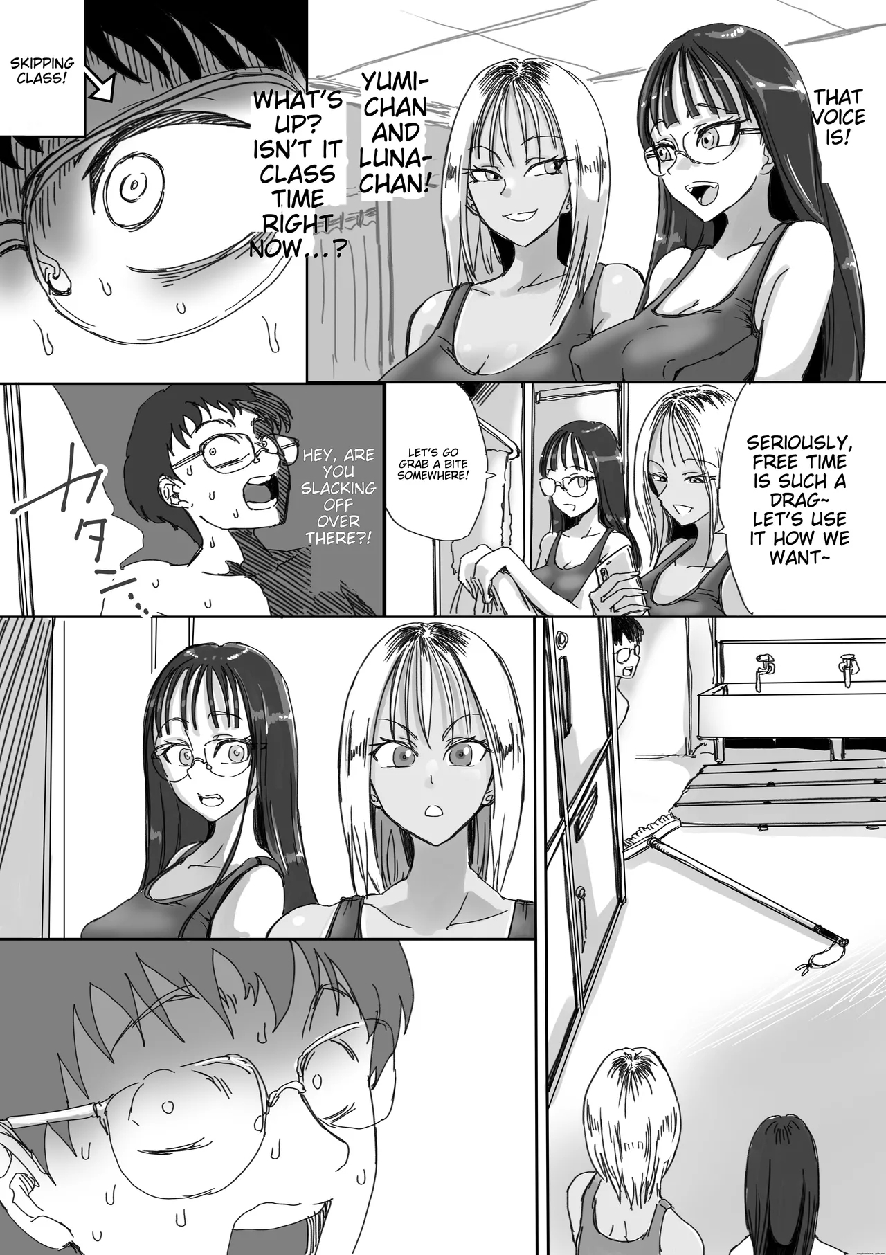 Sukumizu Bitch!! Joshi Kouishitsu de Doutei Gui | School Swimsuit Bitch! Deflowering Virgins in the Girls' Locker Room - Page 6