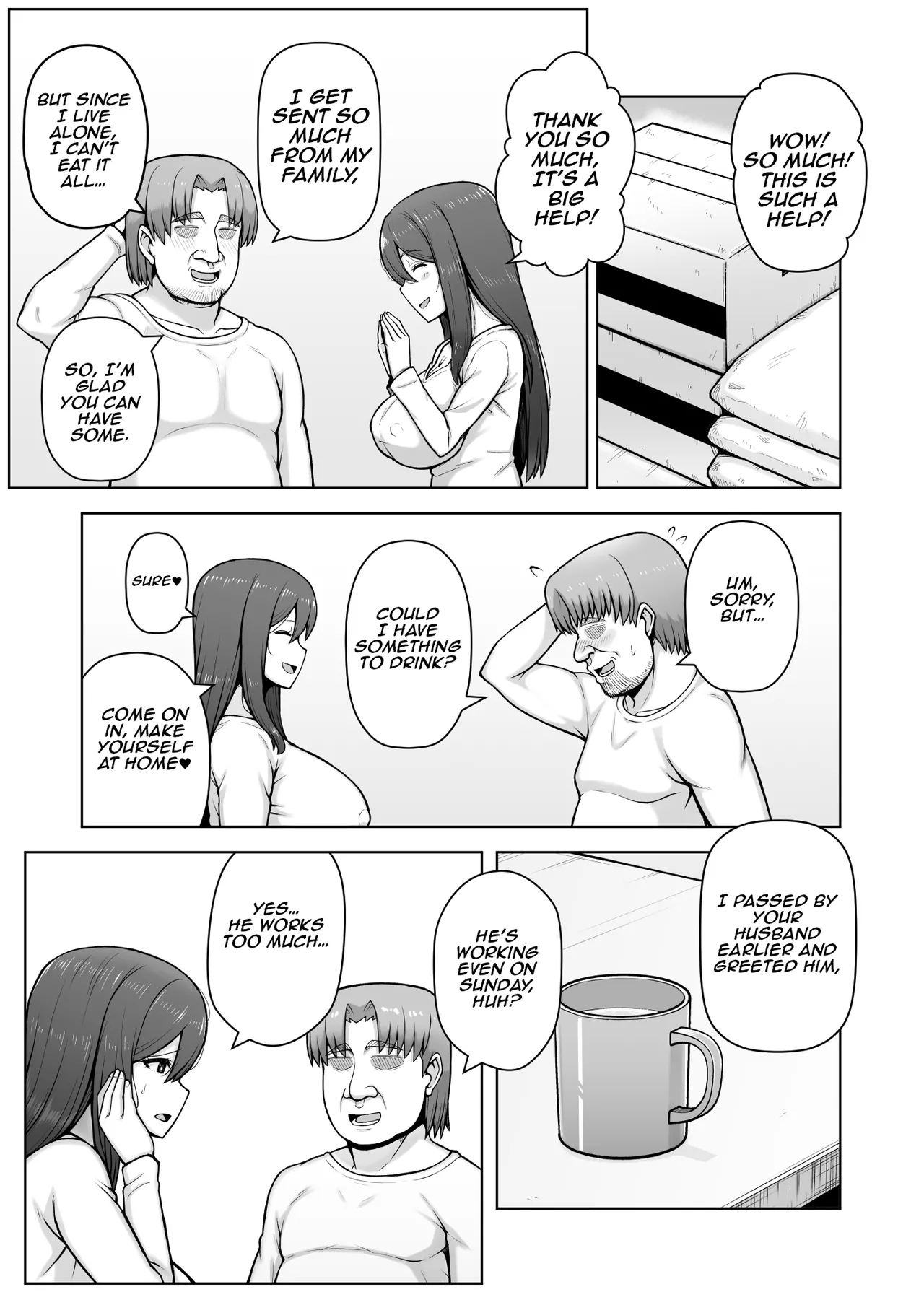 Okusan ga Kinyoku Ochisuru Dosukebe Zuma deshita | She was a lewd housewife who falls into depravity for money - Page 4