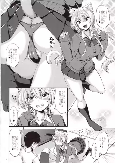 Nekomimi Onee-san to Seifuku Cos de Nyannyan 3