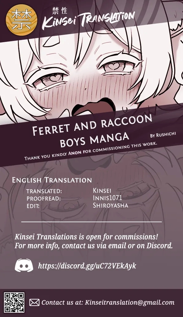 Araiguma to Ferret no Otokonoko-tachi no Manga | Ferret and raccoon boys manga 4