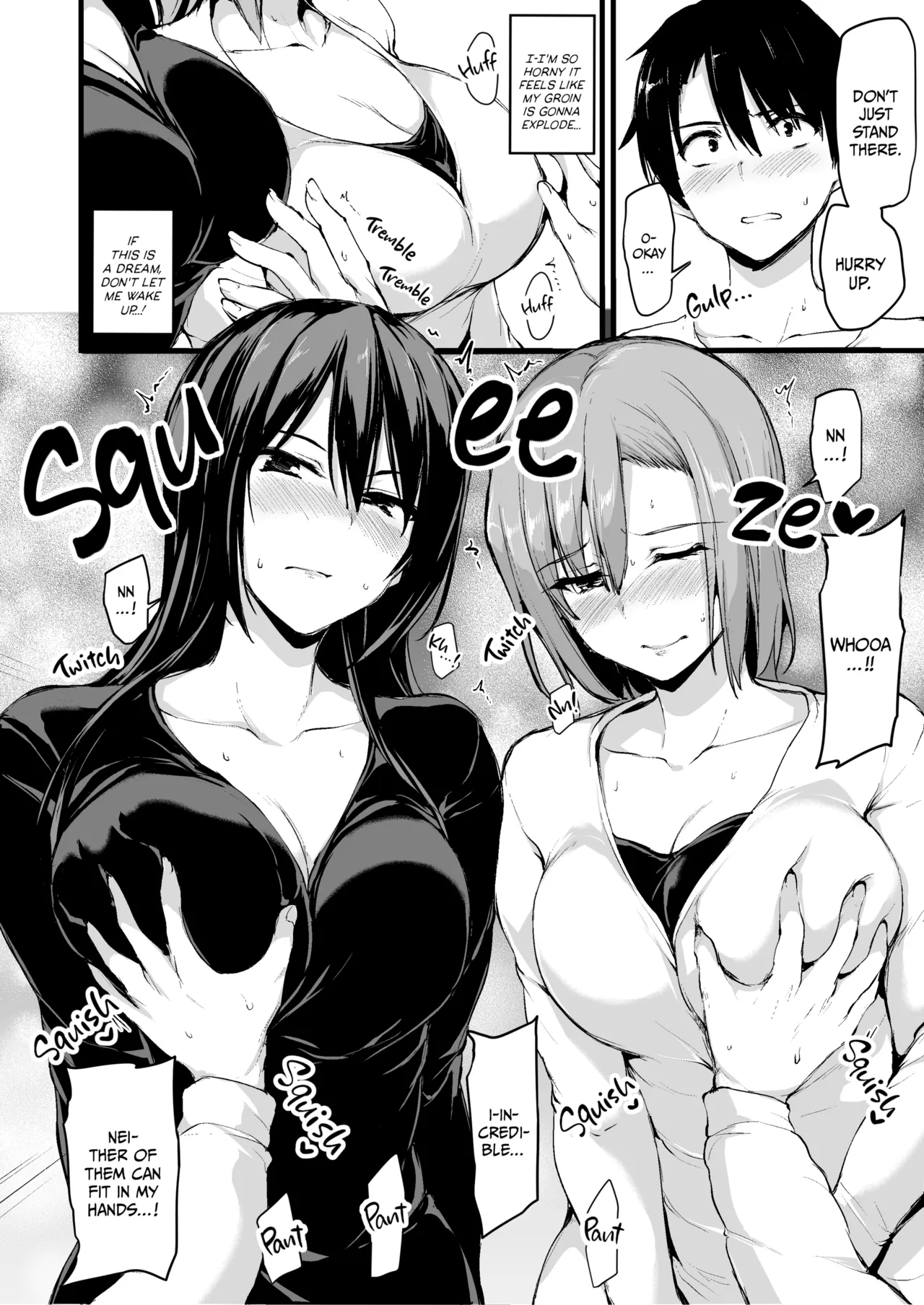 Kyonyuu Ga Futariinai To Bokkishinai Otto No Tame Ni Tomodachi O Tsuretekita Tsuma Chapter 1-3 - Page 9