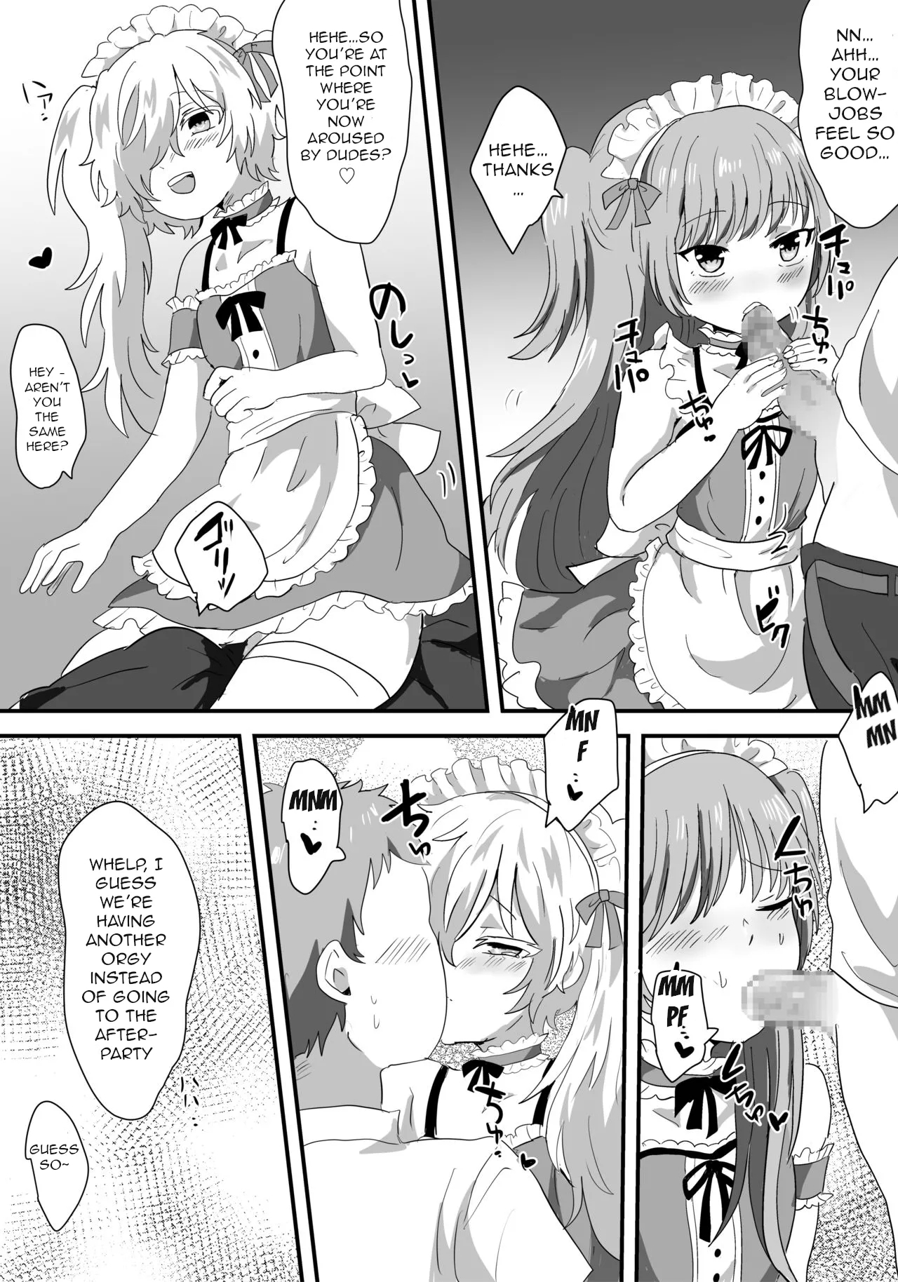 Mesu Ochi Josou Maid wa Minna no Nikubenki | Feminized Crossdressing Maids that became Everyone's Cumdumps - Page 20