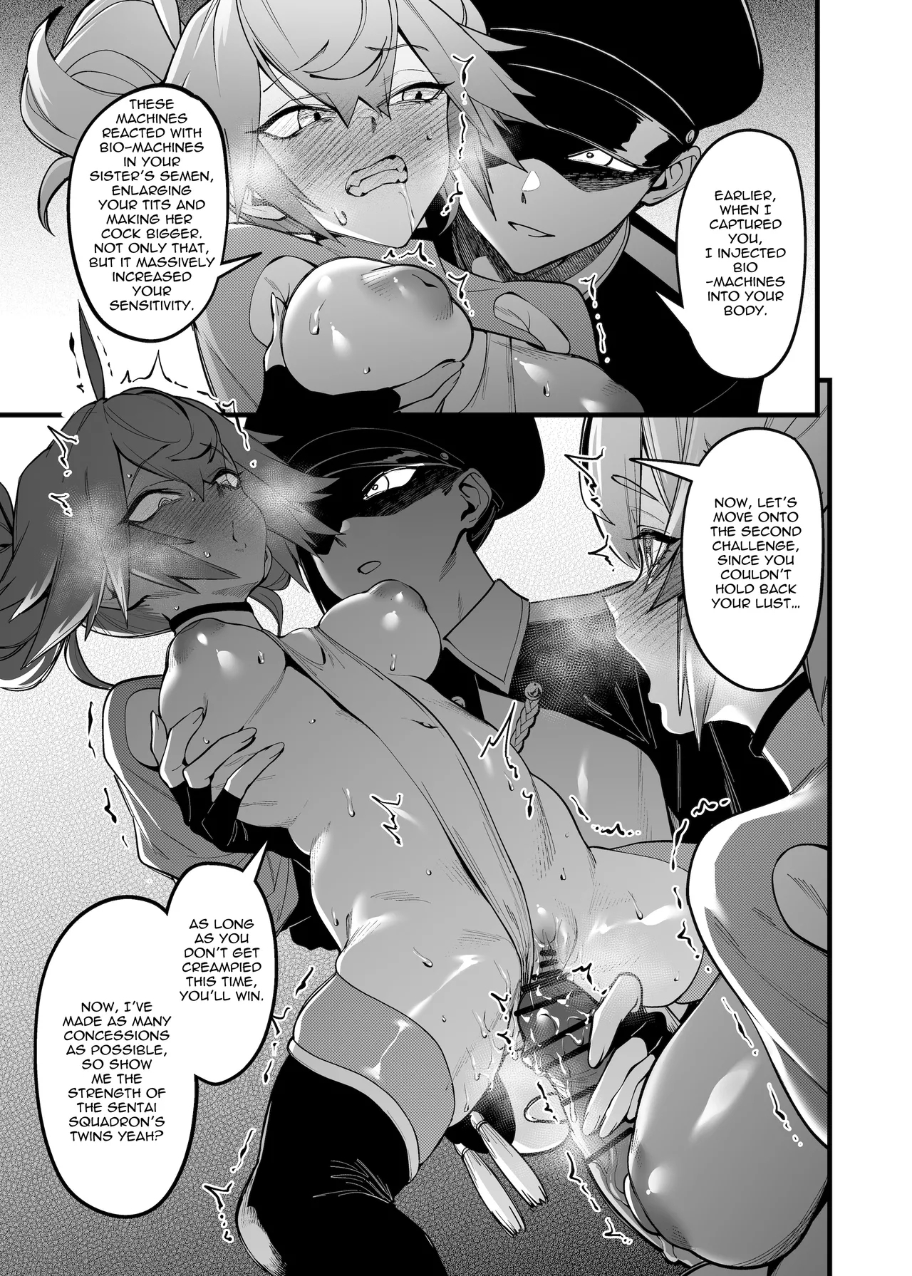 Otonari no Futago wa Yami Soshiki ni Nikutai Kaizou Sareta Moto Seigi Sentai Member Deshita | The Twins Next Door were Former Super Sentai Members who had their Bodies Remodelled - Page 14