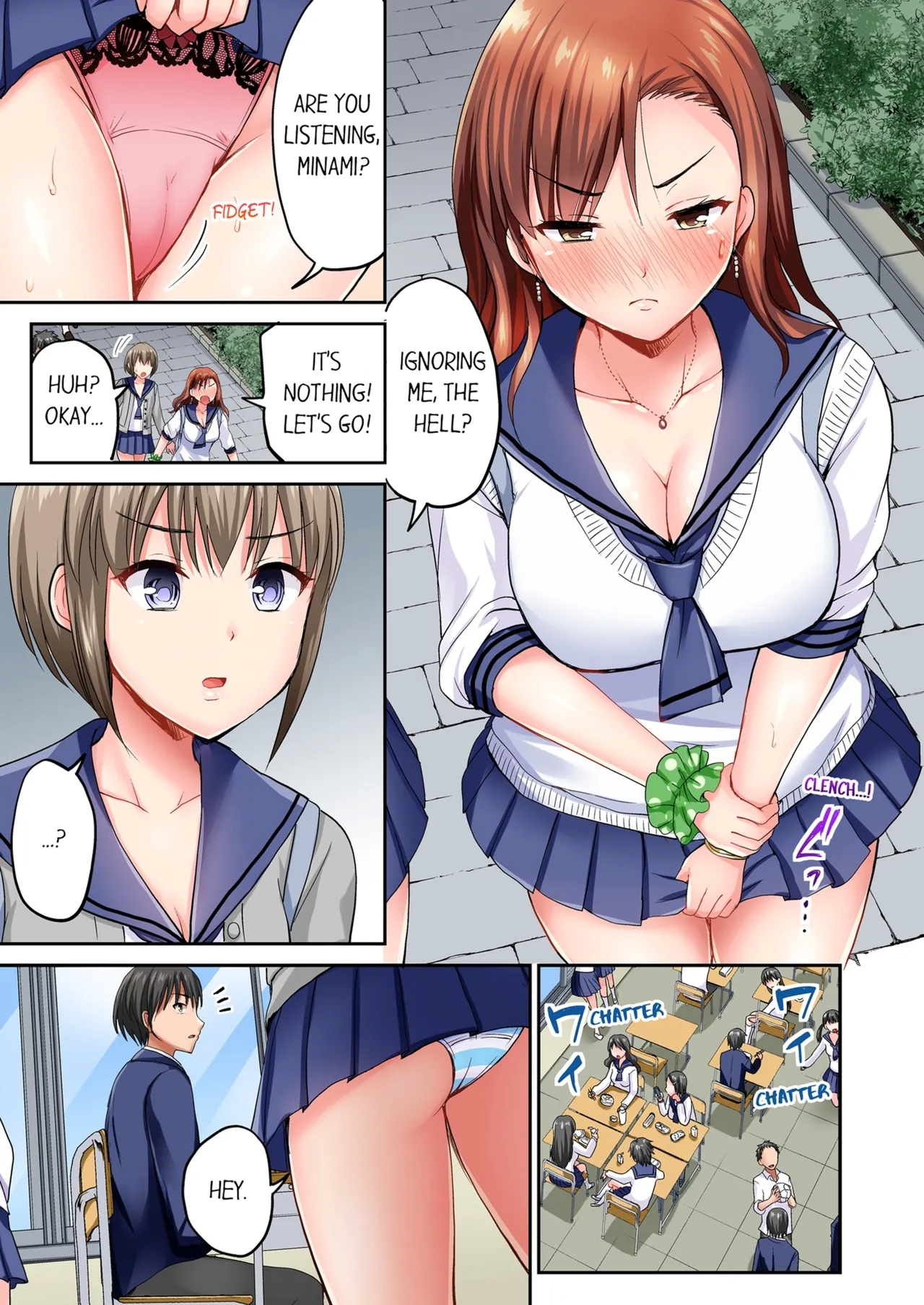 Pashiri no Shita Teku, Yabaitte... ~ Ebi Sori Iki Suru Namaiki Gyaru | Bullied Boy's Tongue Revenge Vol.1-4 - Page 28