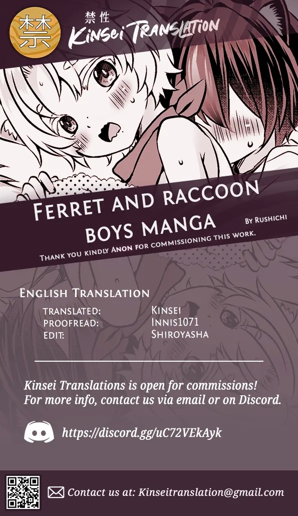 Araiguma to Ferret no Otokonoko-tachi no Manga | Ferret and raccoon boys manga 7