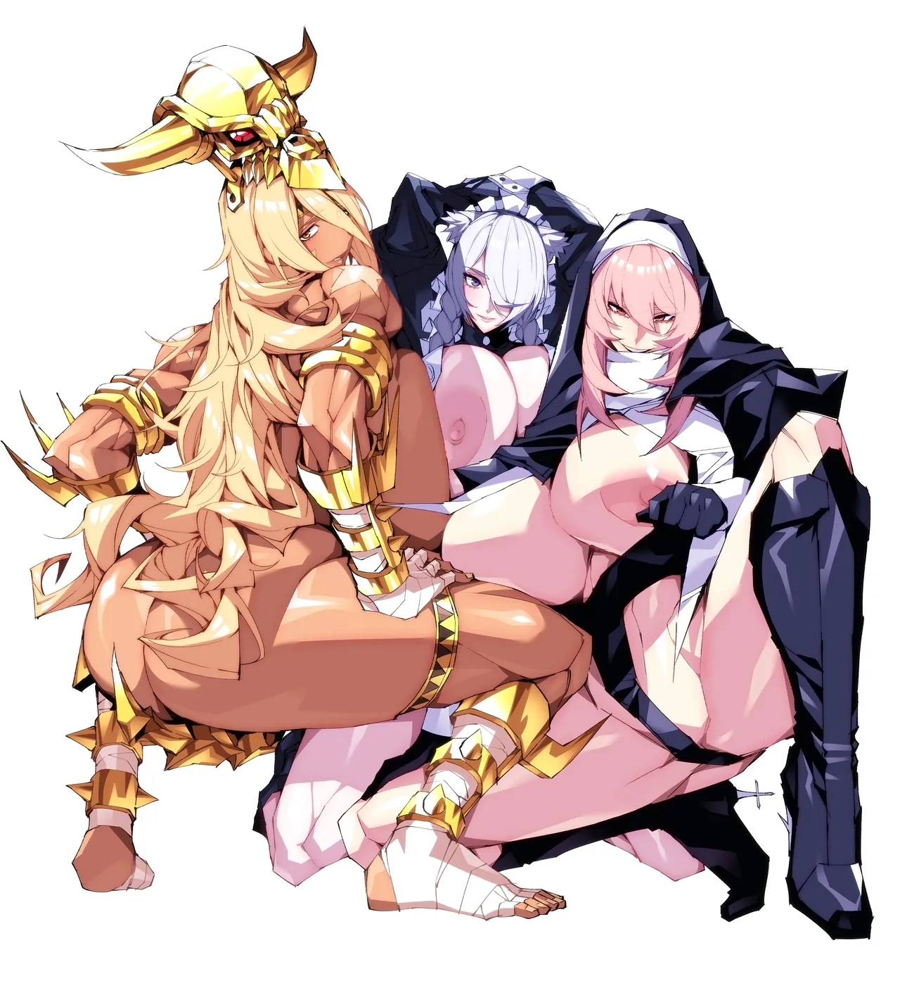 Kyokon TenseiGyaru Amazon & Inran Sister Hen- | 巨根转生—转生到性器至上主义的异世界与爆乳美女们纵情交欢—亚马逊女战士辣妹＆淫乱修女篇 - Page 49