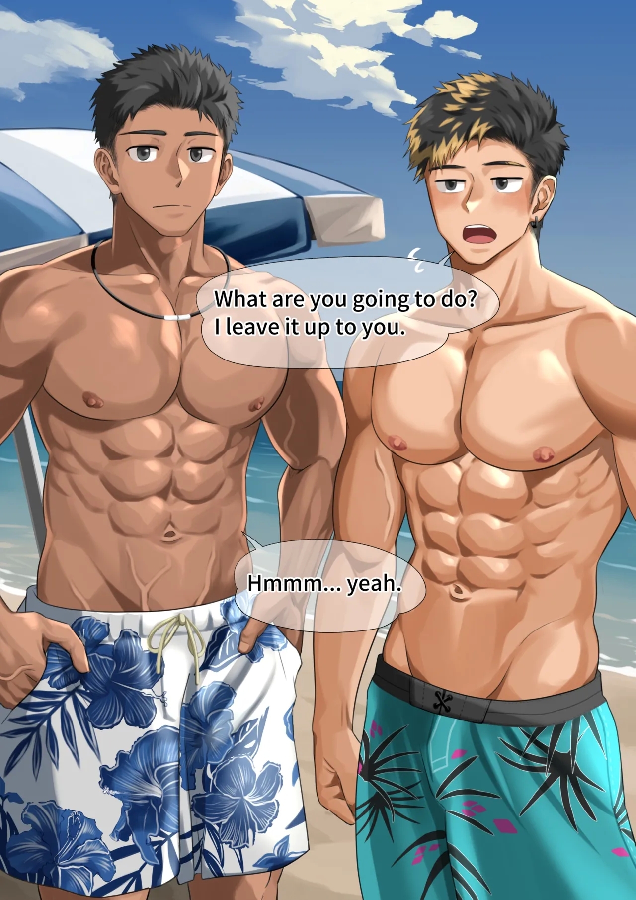 ビーチで逆ナン…【ENG】 - Page 13