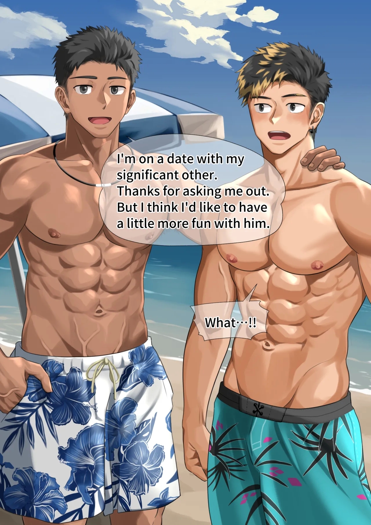 ビーチで逆ナン…【ENG】 - Page 15
