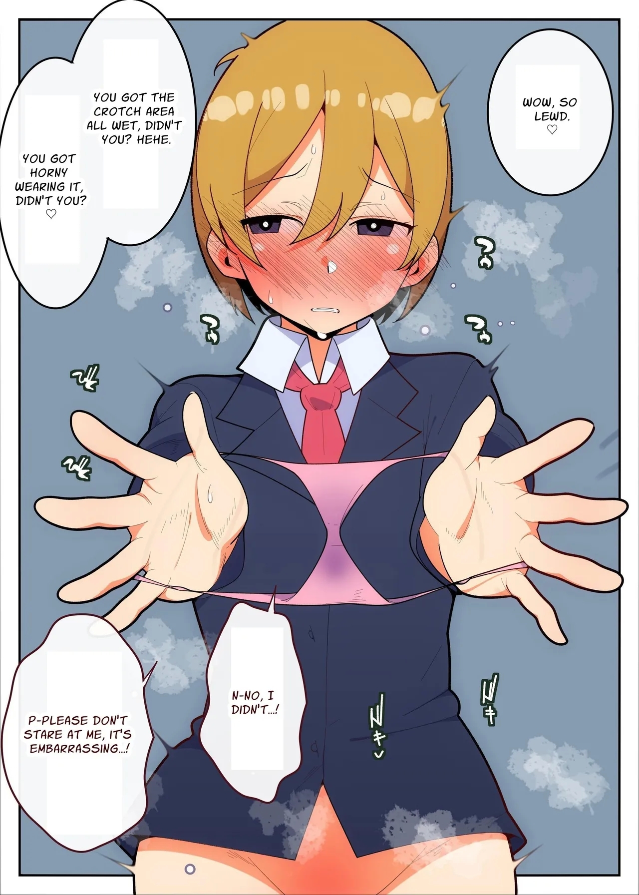 Crossdressing Femboy Doesn't Want His Punishment - Page 4
