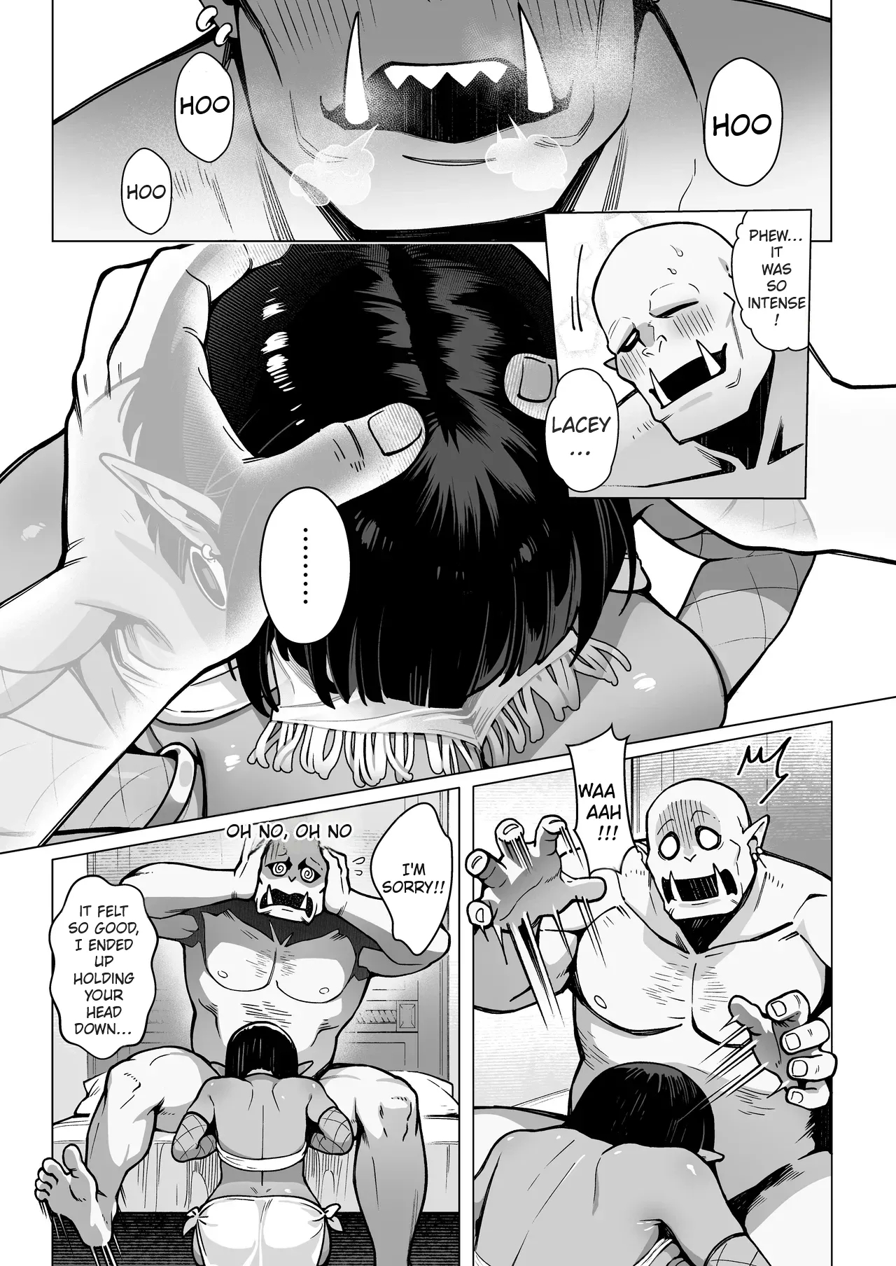 Fairy Brothel: The Virgin Orc Assigned To The Dark Skinned Elf - Page 13