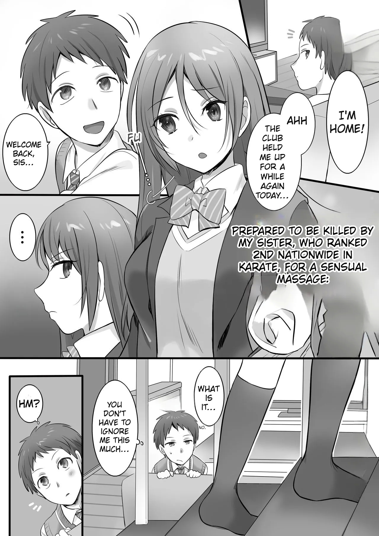 I Tried Giving a Sensual Massage to My Older Sister, Who’s Ranked #2 Nationwide in Karate - Ready to Be Killed for It. - Page 2