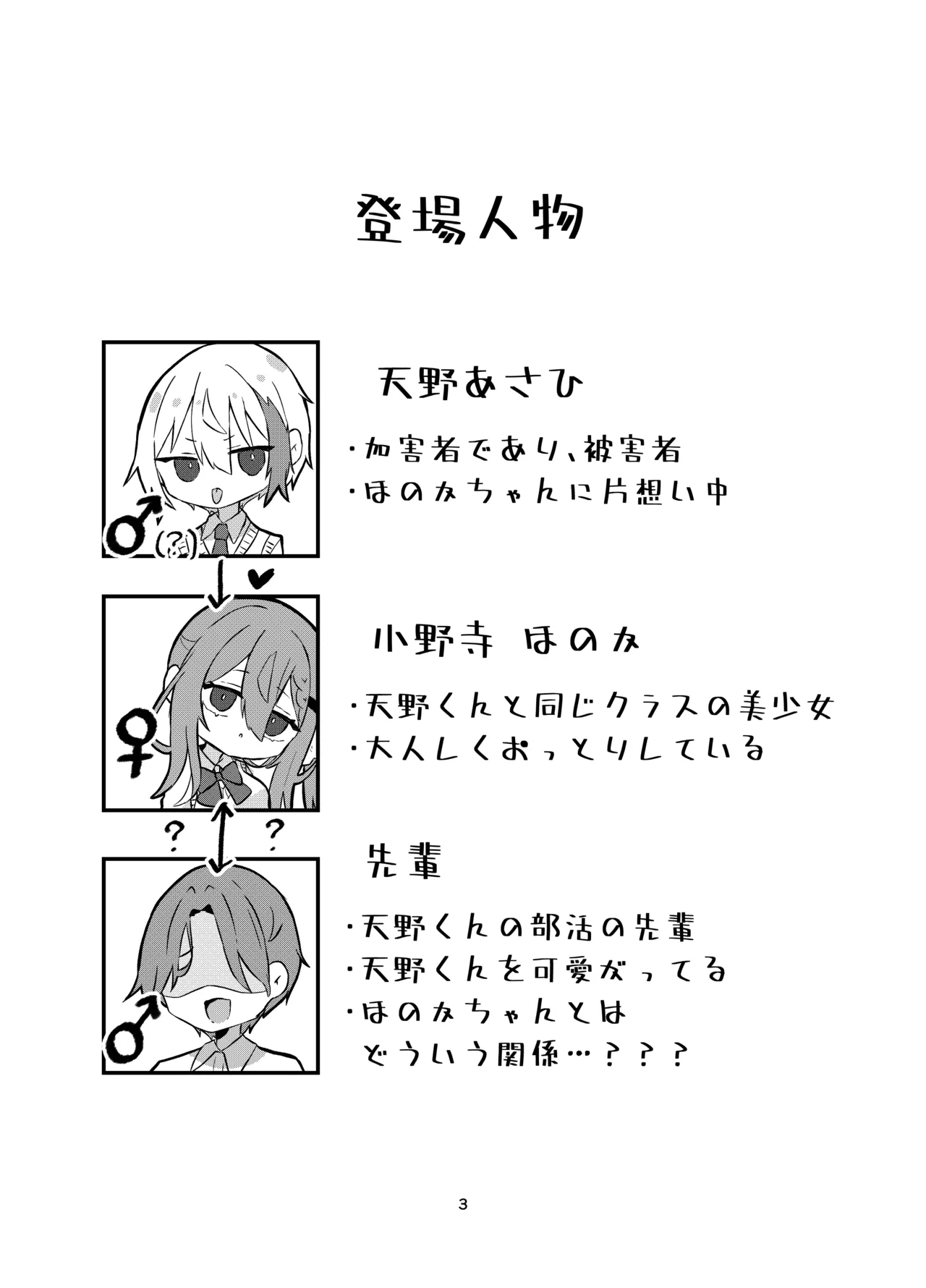 Gakkou de Suki na Hito ni Natte Tsunda Hanashi - Page 3