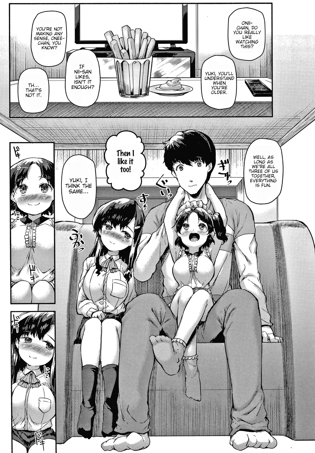 Nito ga Semaru!!| Minimum Gigantic Breasts Little Sisters - Page 5