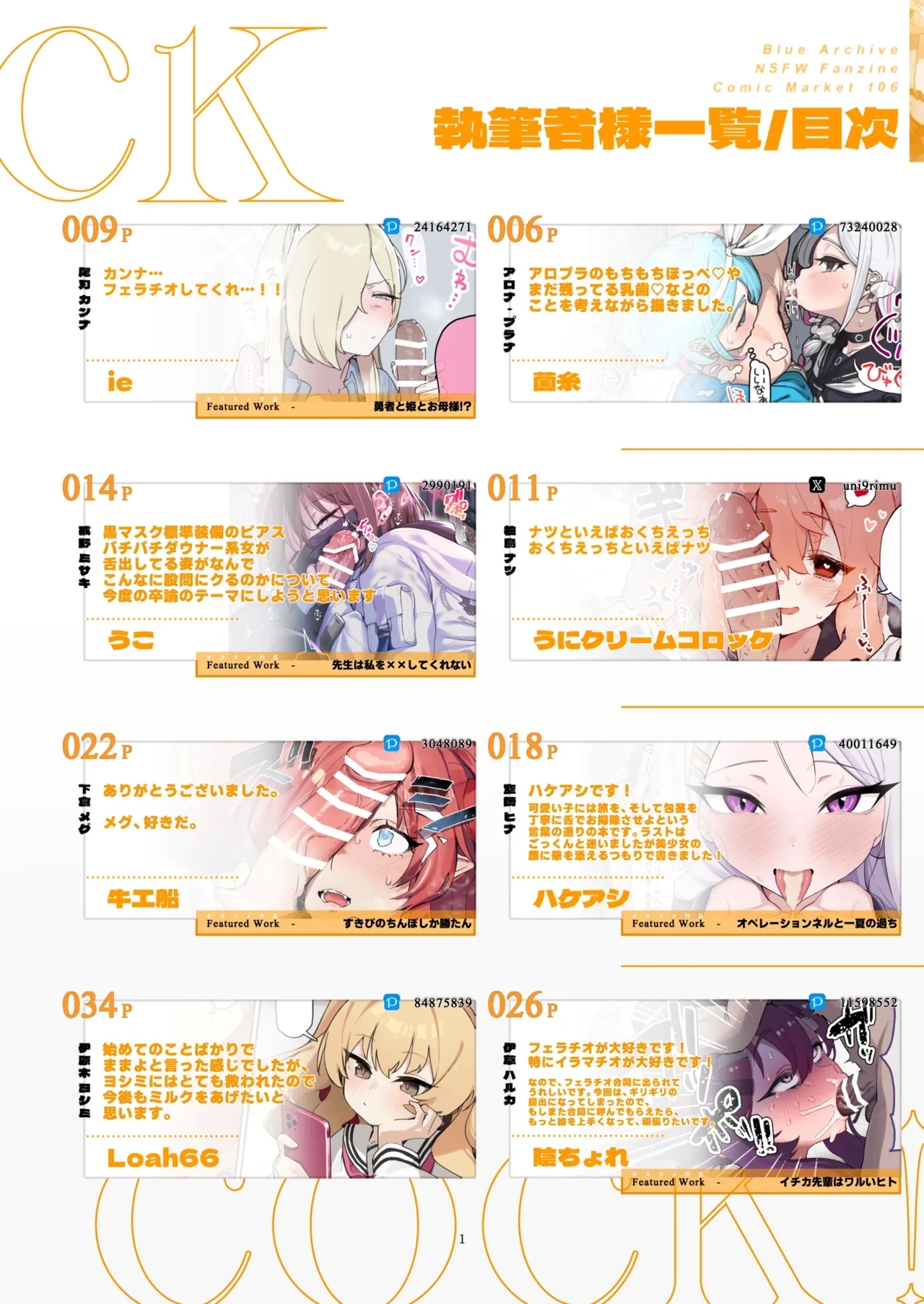 BluArch Fellatio Goudoushi Get suck,cock! Kivotos Kouin Taisai - Page 2