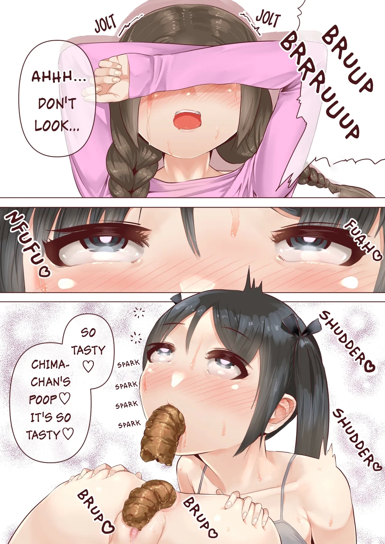 Lesbian lolis eating poop manga + scat pixiv - Page 5